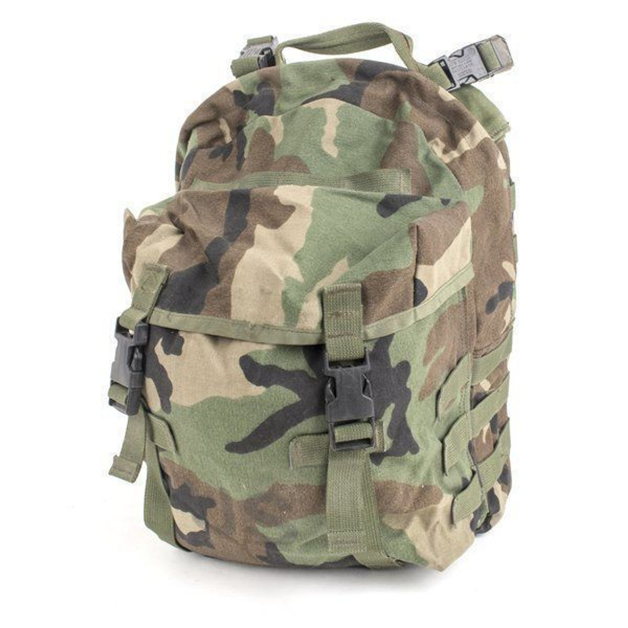 U.S. Armed Forces Molle II Rucksack & Frame w/Sustainment Pouches & Sleep  Carrier - Hero Outdoors