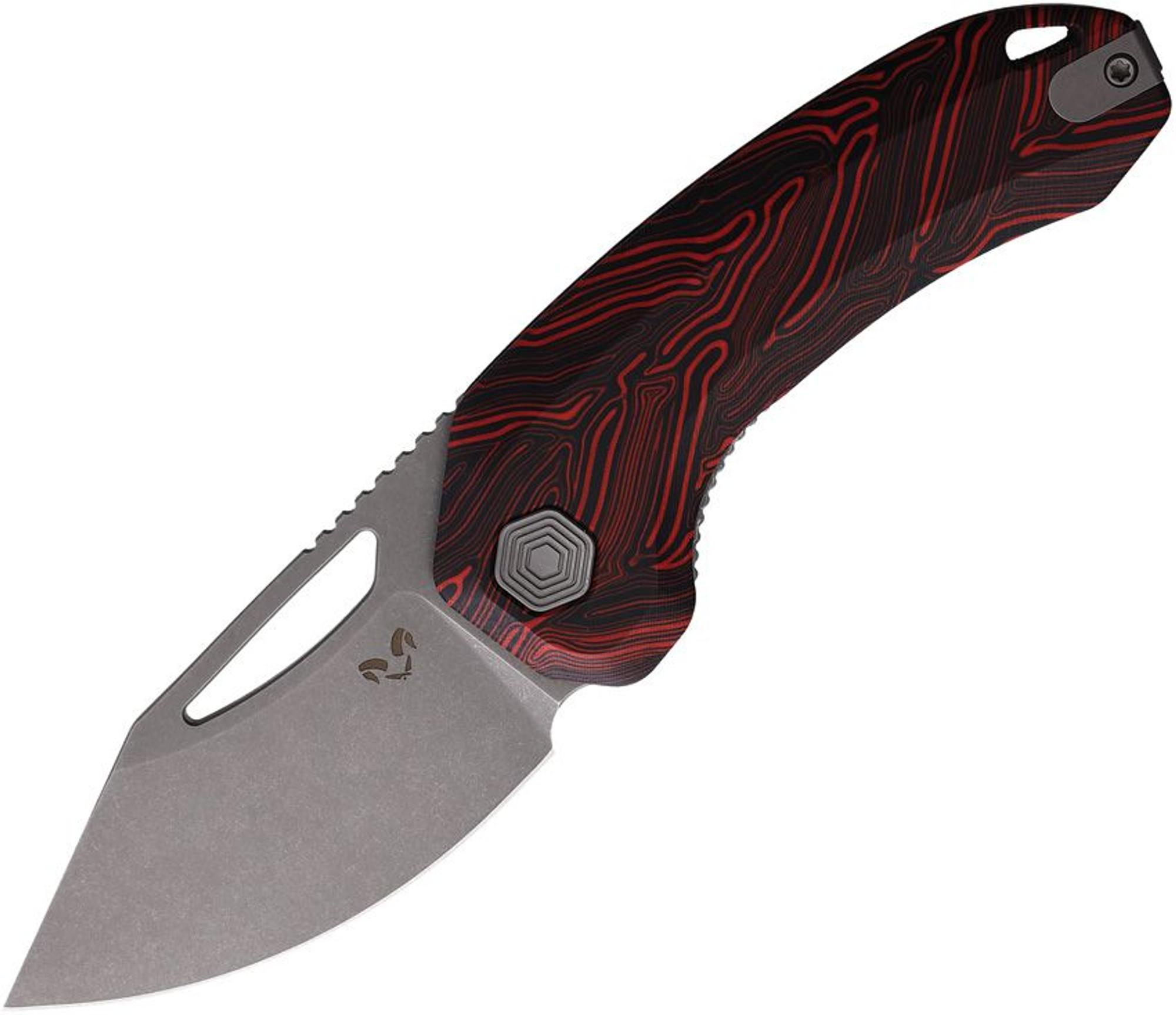 Anzu XL Linerlock Blk/Red G10