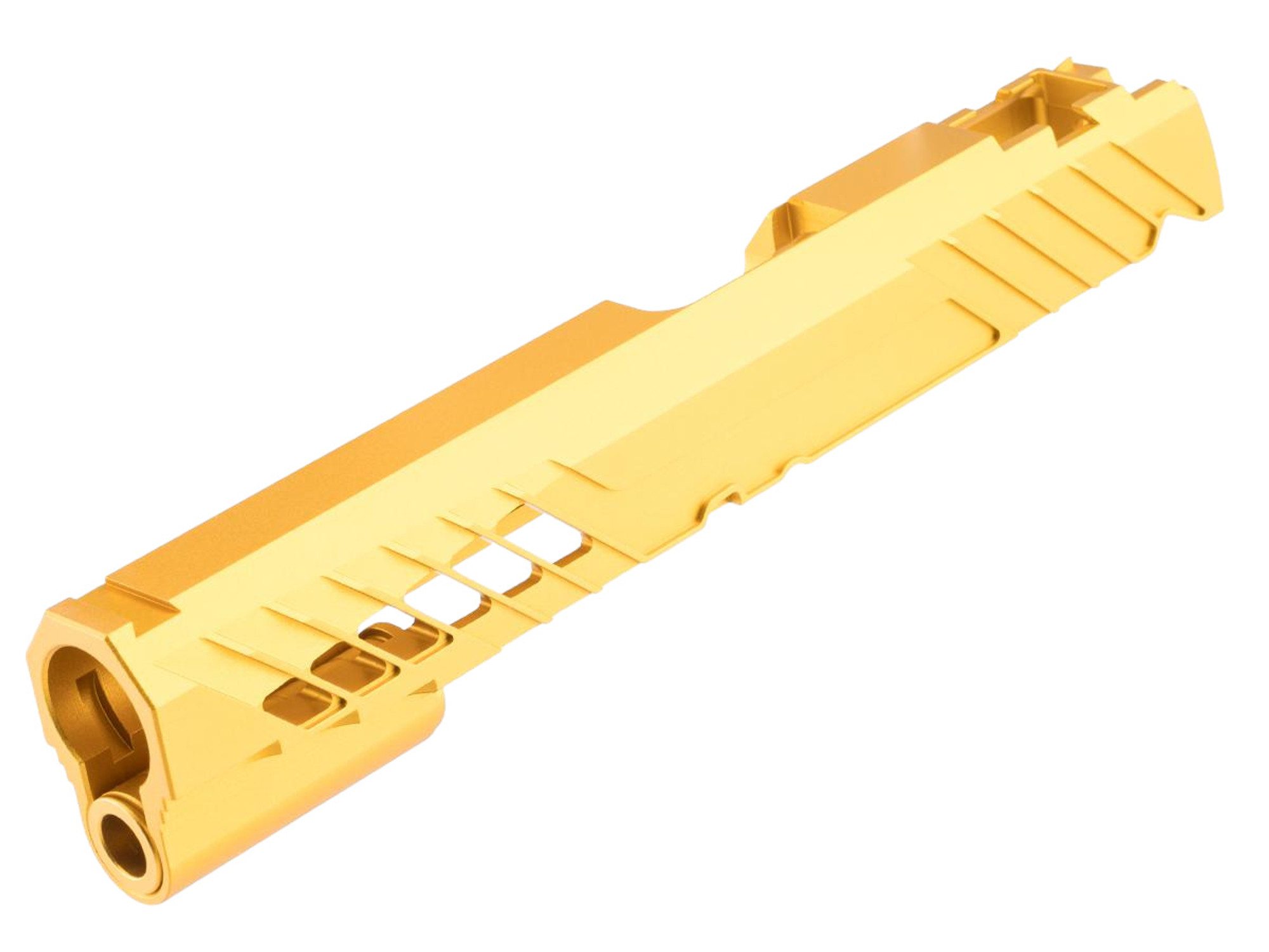 Dr. Black "Type 300R" Custom Aluminum Slide for Tokyo Marui Hi-CAPA Gas Blowback Airsoft Pistols (Color: Gold)