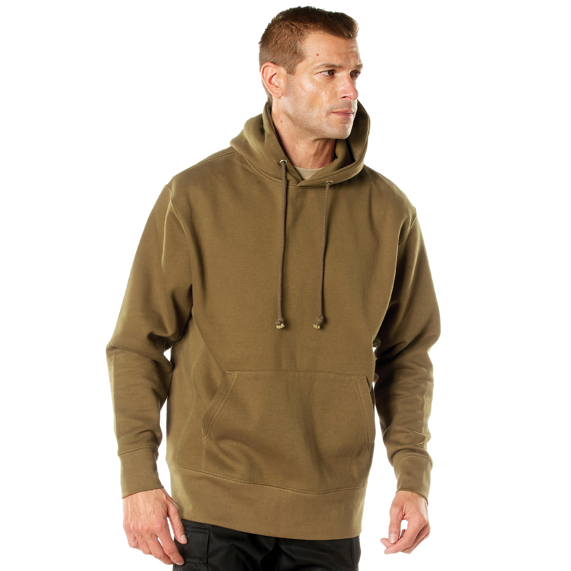 Rothco Every Day Pullover Hooded Sweatshirt - Coyote Brown