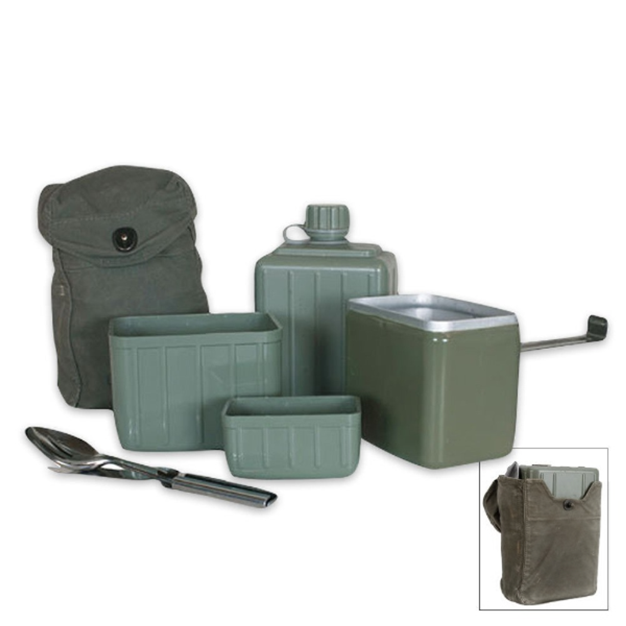 Yugoslavian Surplus Military Complete Mess Kit