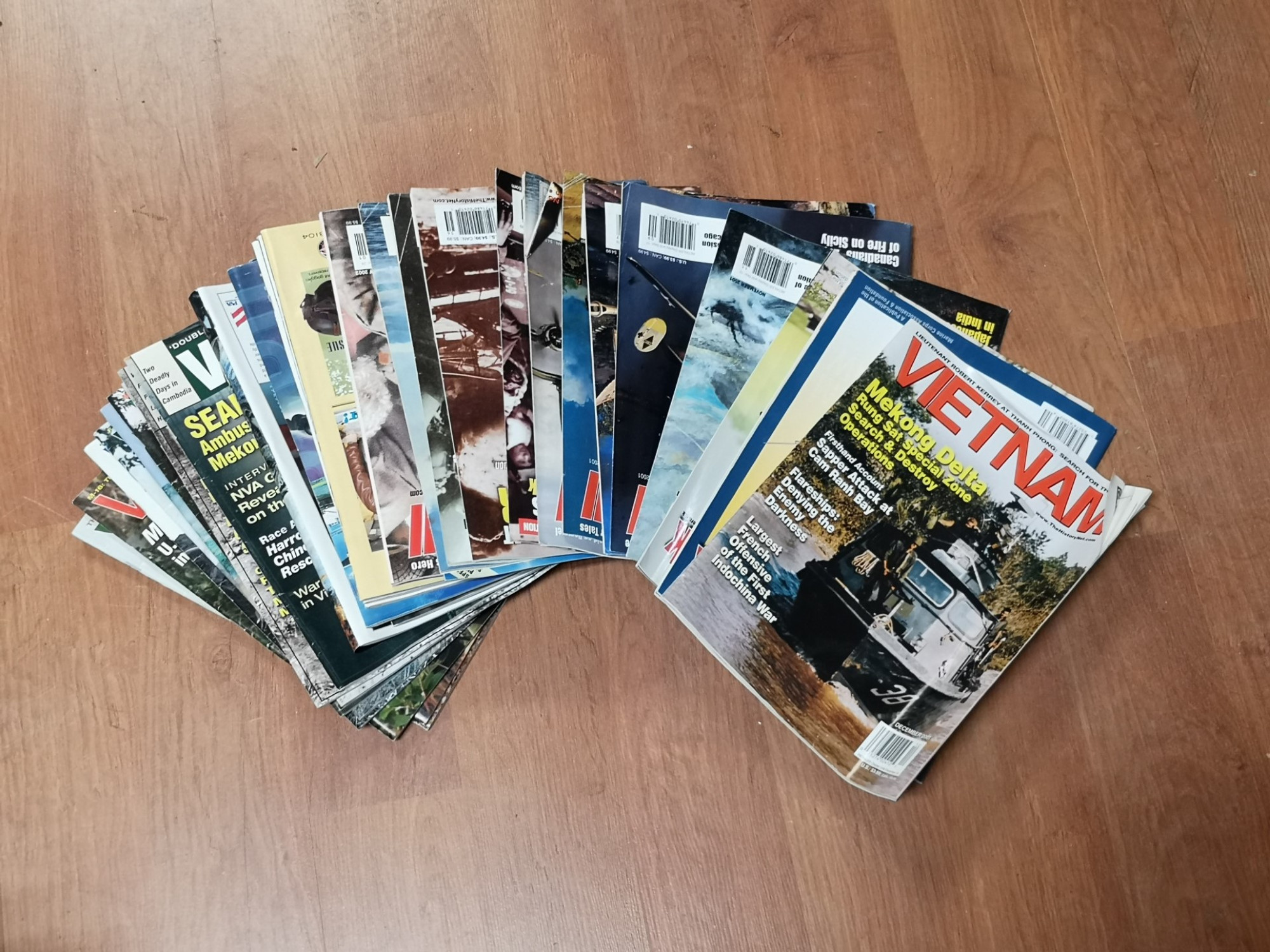 Assorted Collection Military Themed Magazines - Lot of 31