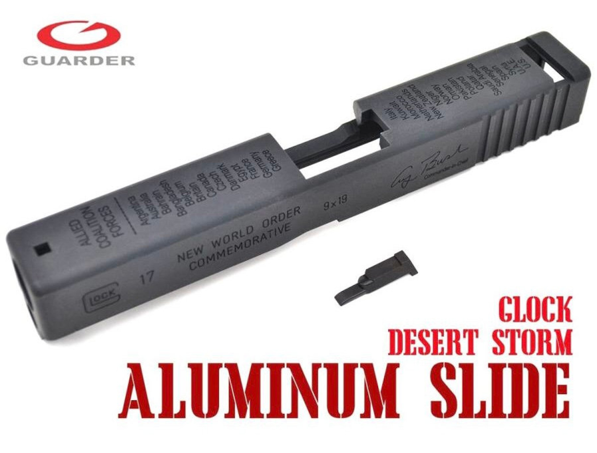 Guarder Desert Storm Aluminum Slide for TM Compatible Glock 17 Gen 3