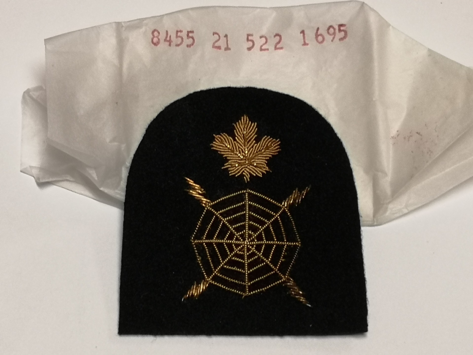 Royal Canadian Navy Radar Plot Rate Bullion Trade Badge