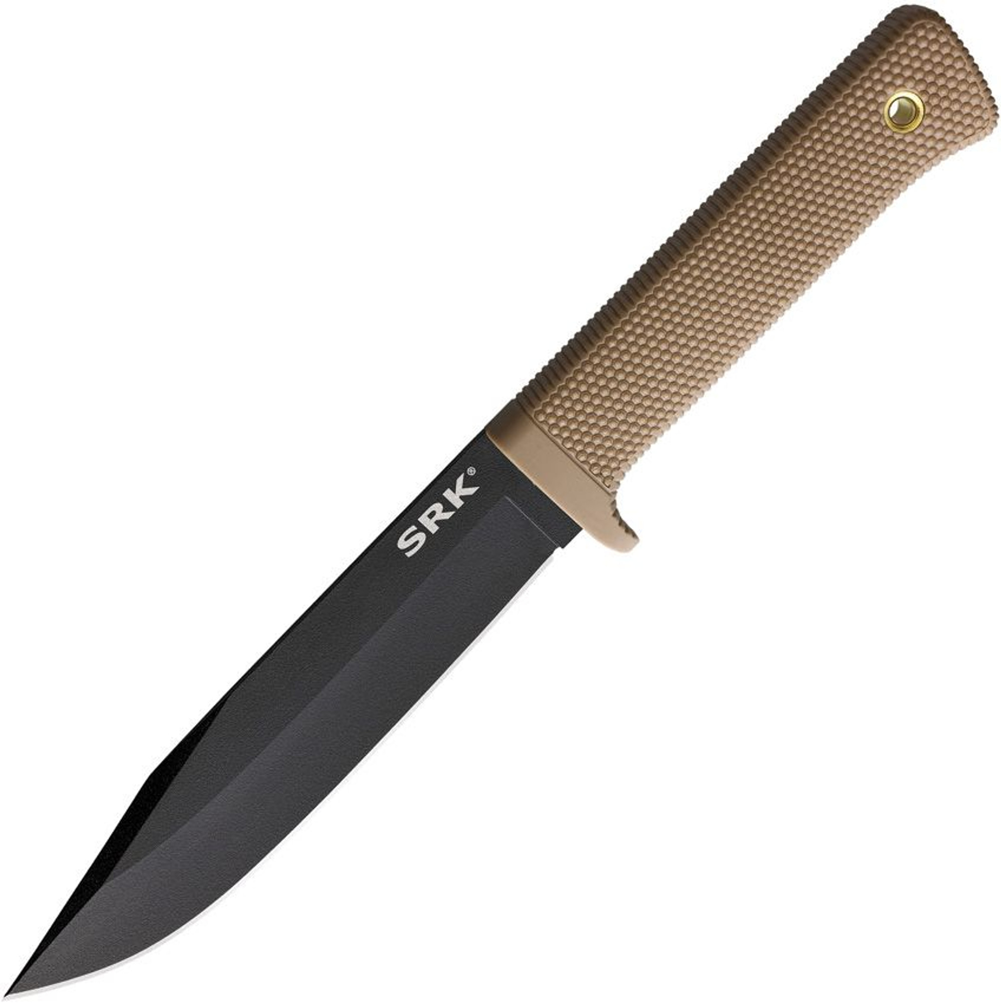 Cold Steel SRK Fixed Blade Knife SK5 Black 6" Desert Tan