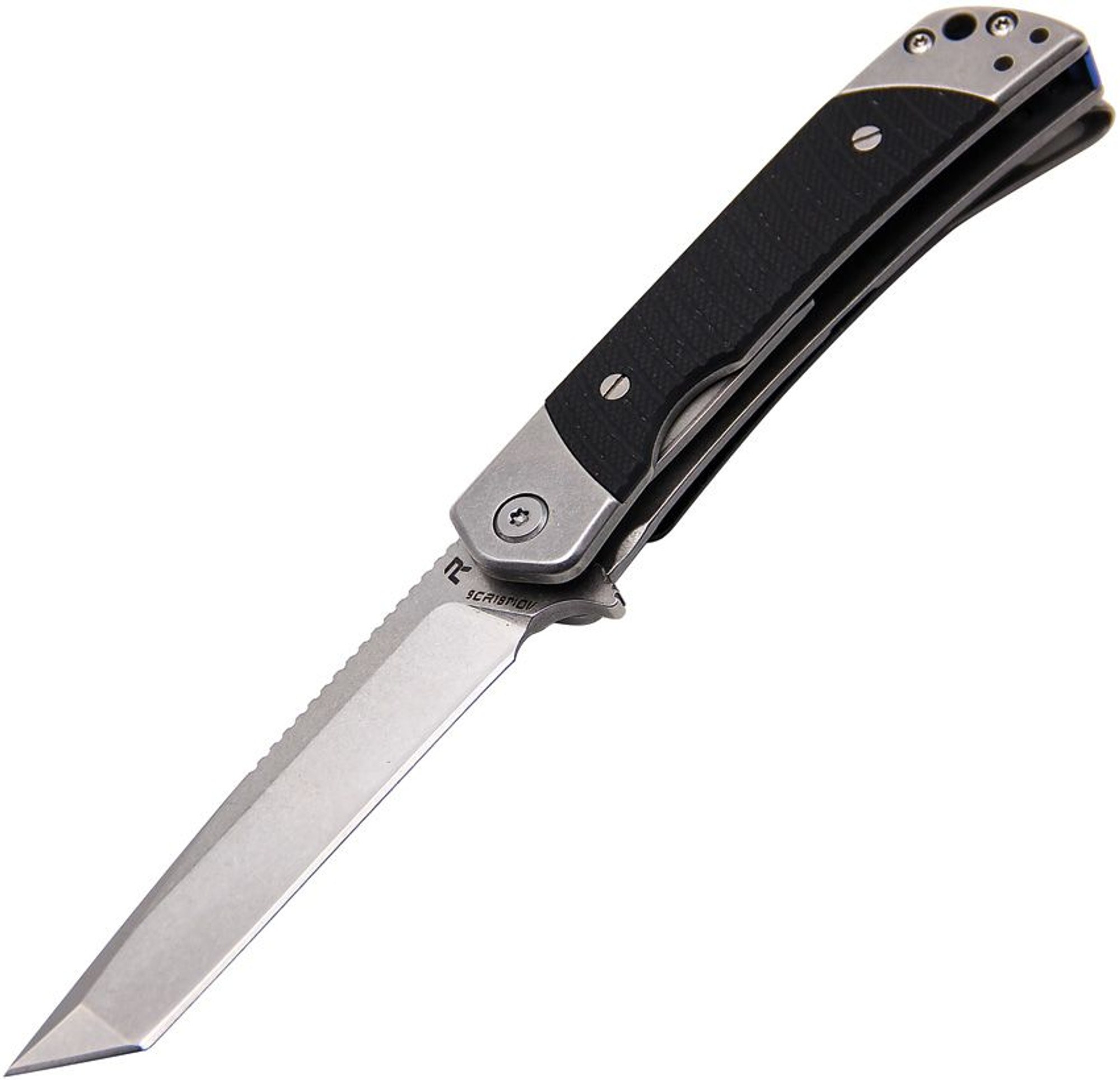 Duo Linerlock Tanto Black