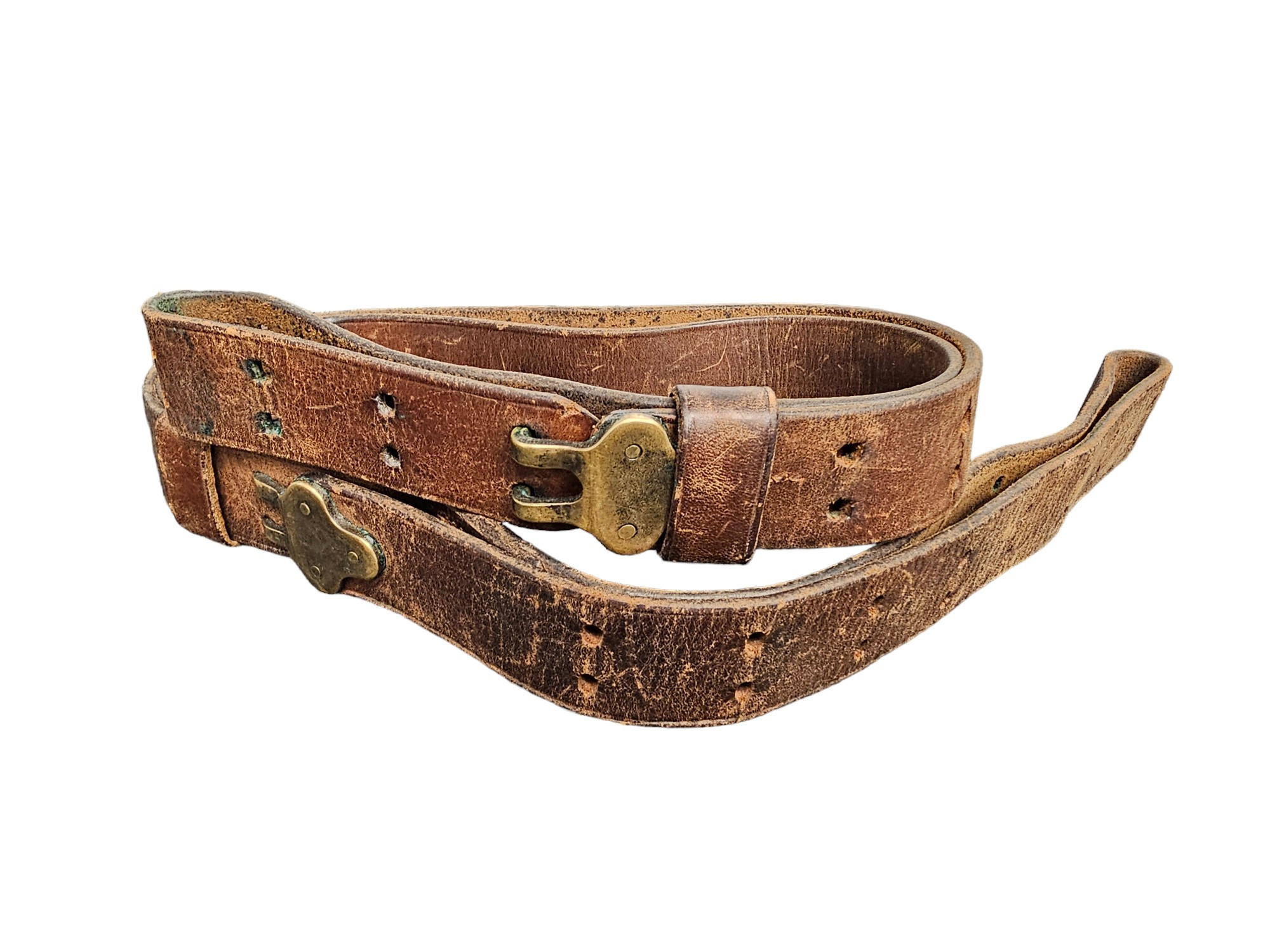 WW1 U.S. Armed Forces M1907 Leather Sling with Hardware