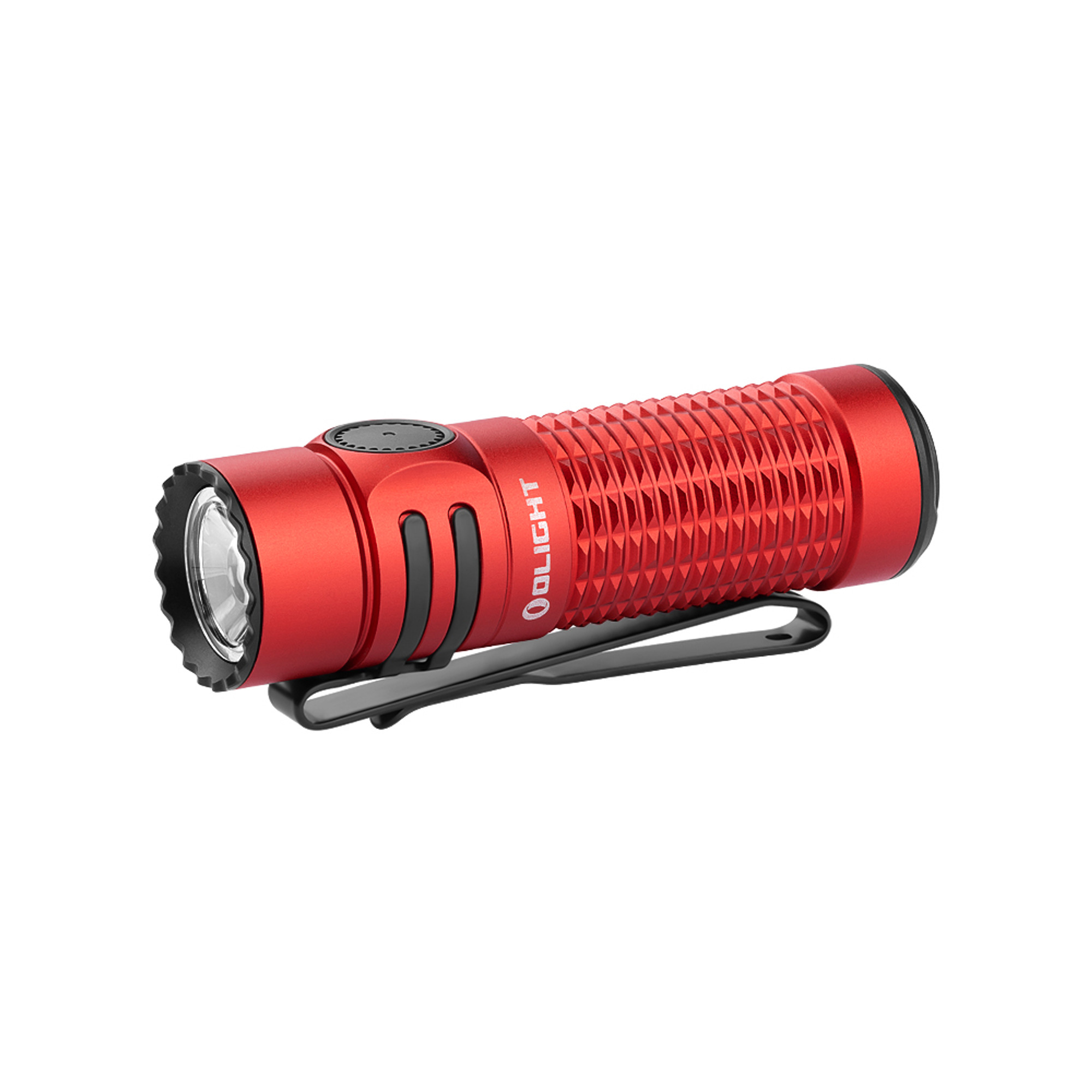 Olight Warrior Nano's Most Compact Rechargeable Tactical Flashlight - Red