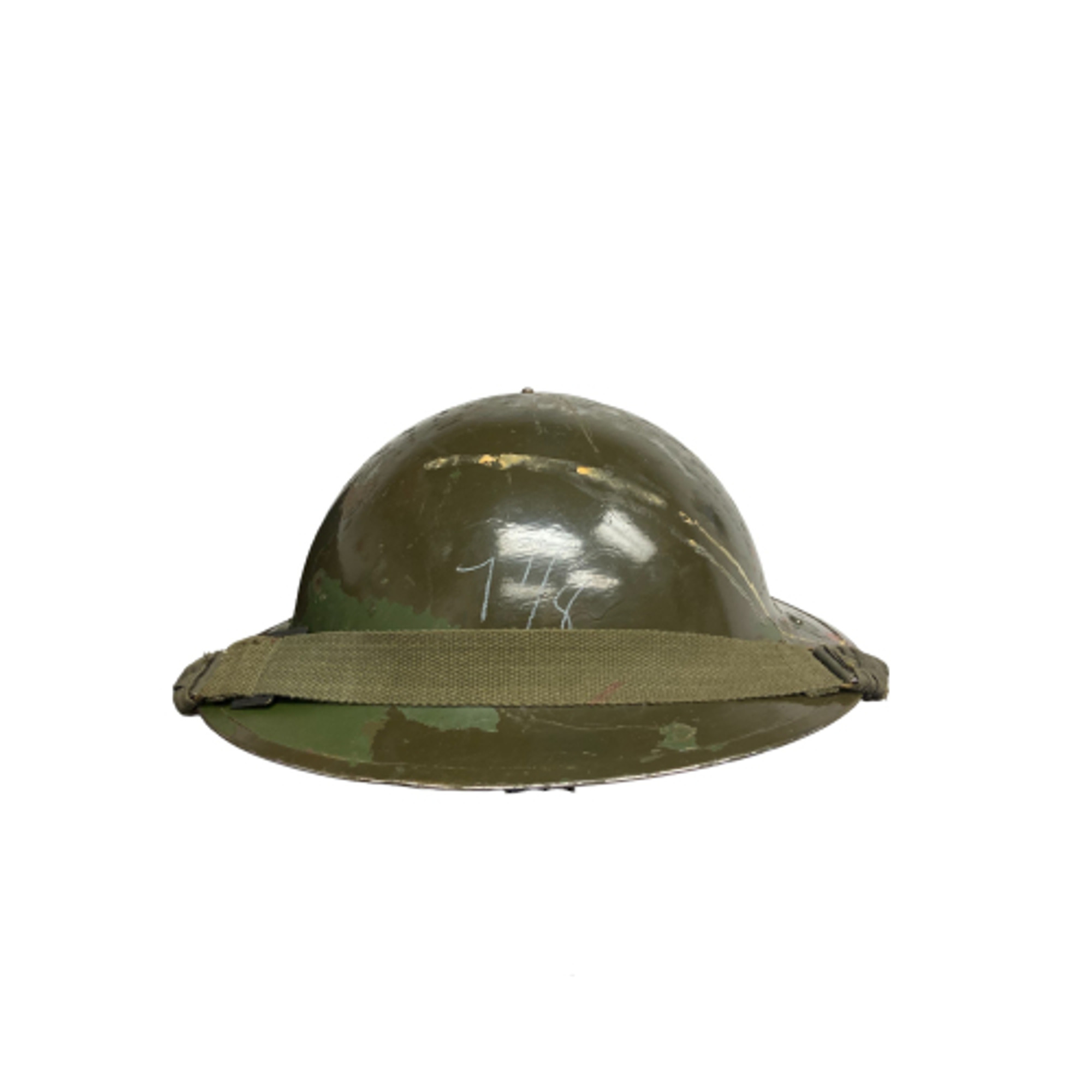 Canadian Armed Forces WW2 Helmet - General Steele Wares w/ Early Post War Strap