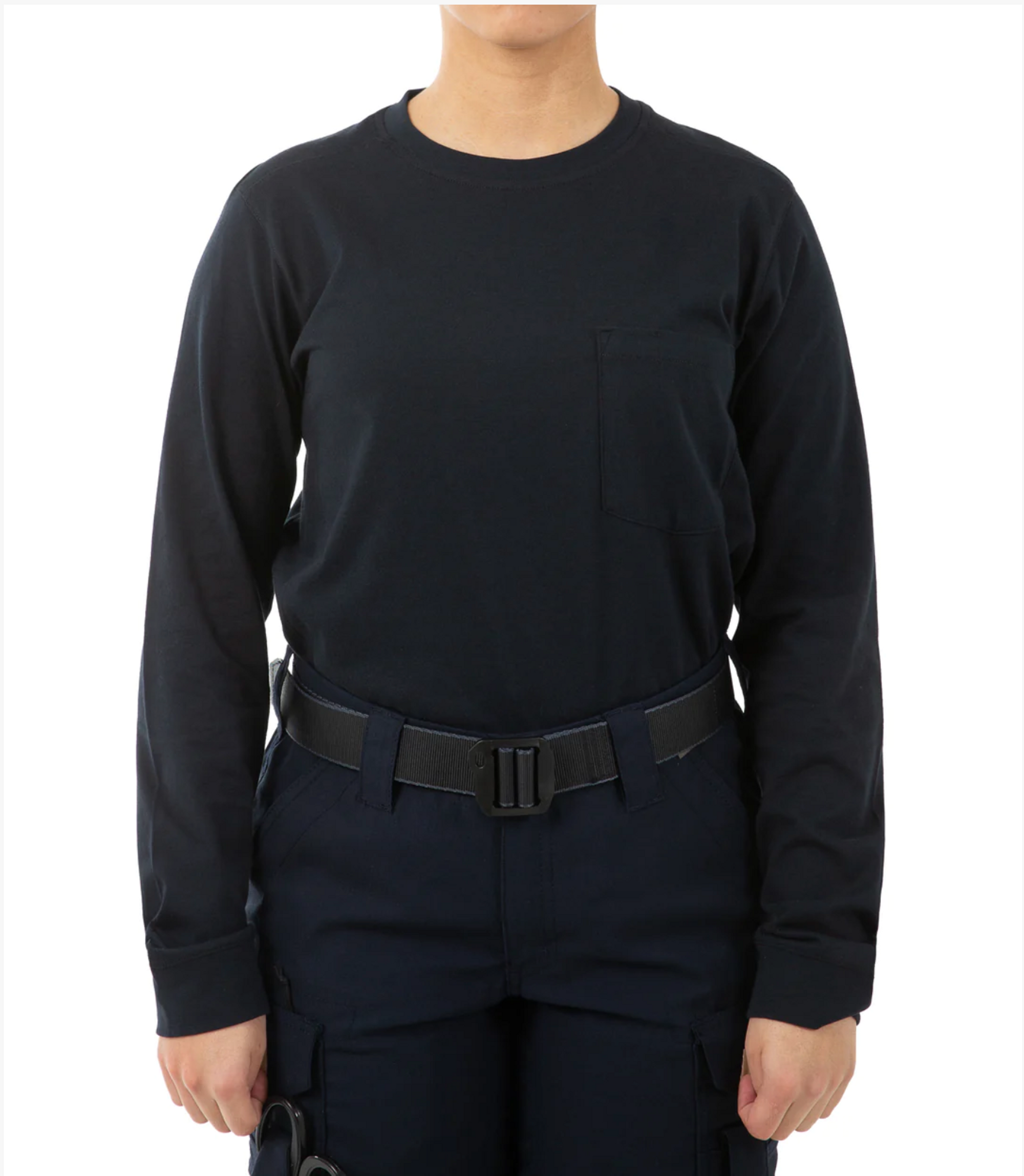 First Tactical Women's Tactix Cotton Long Sleeve Shirt w/Chest Pocket