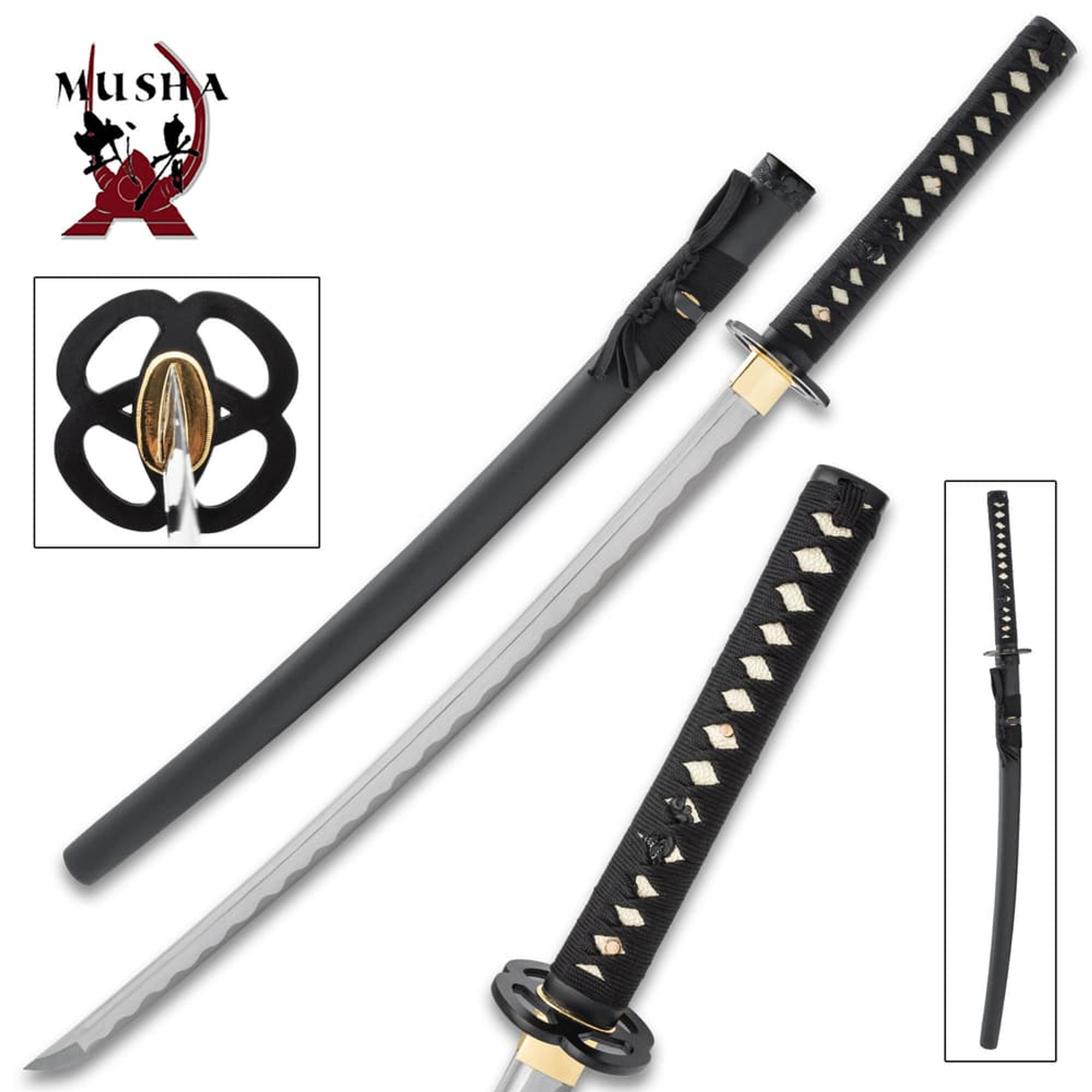 Musha Hand-Forged Twin Musashi Katana & Scabbard