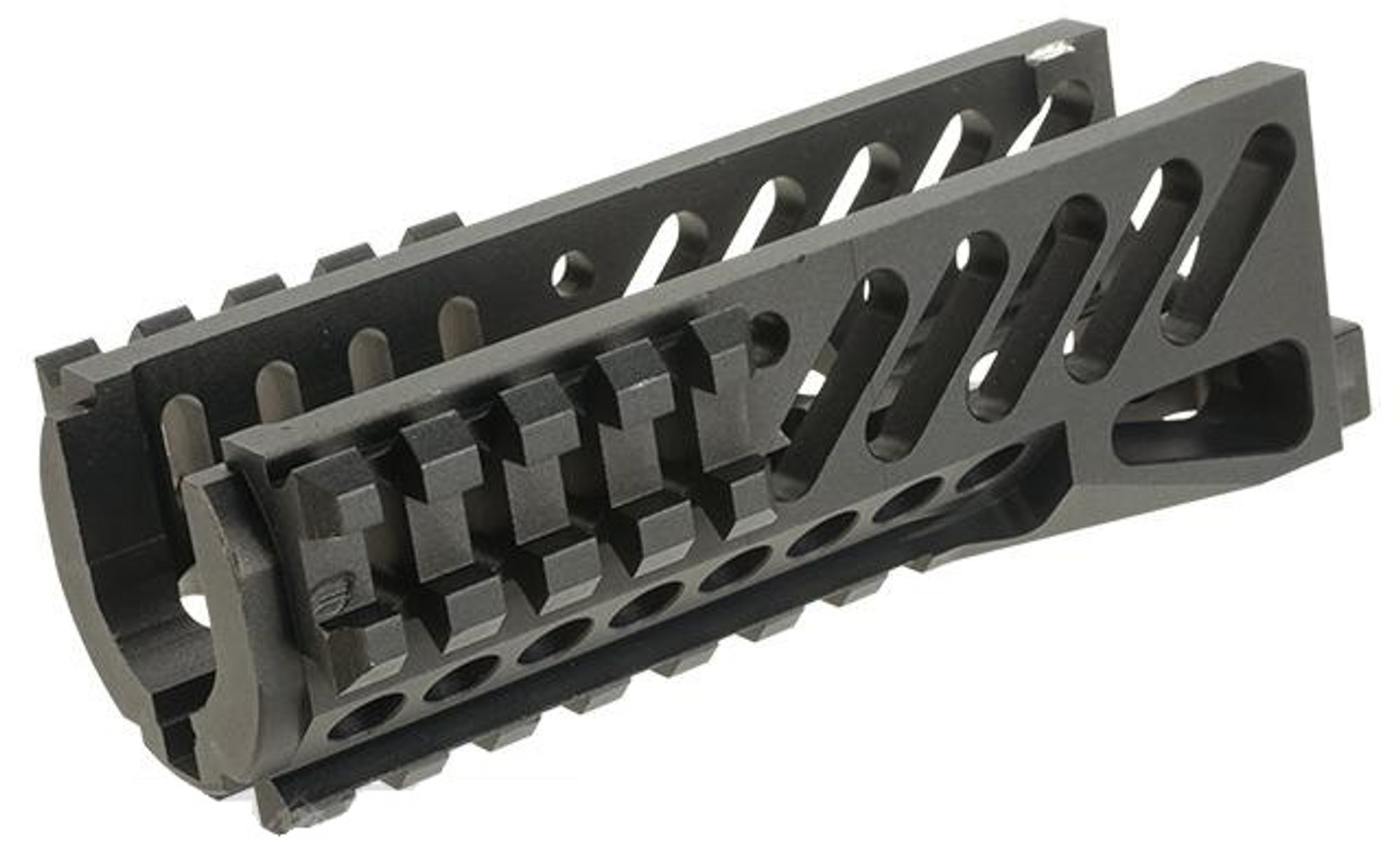 ZENIMEI CNC Aluminum AKS74U Tactical Railed Handguard for AK AEG / GBB Rifles - Black