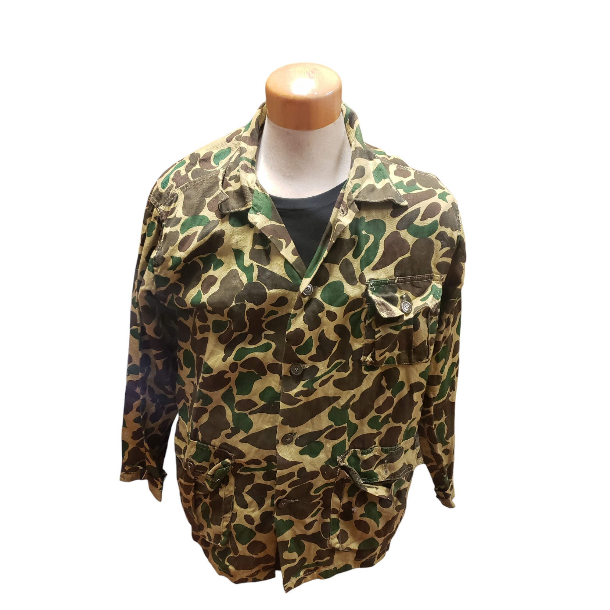 Vintage Wetha Guard Camouflaged Hunting Shirt - Size 1