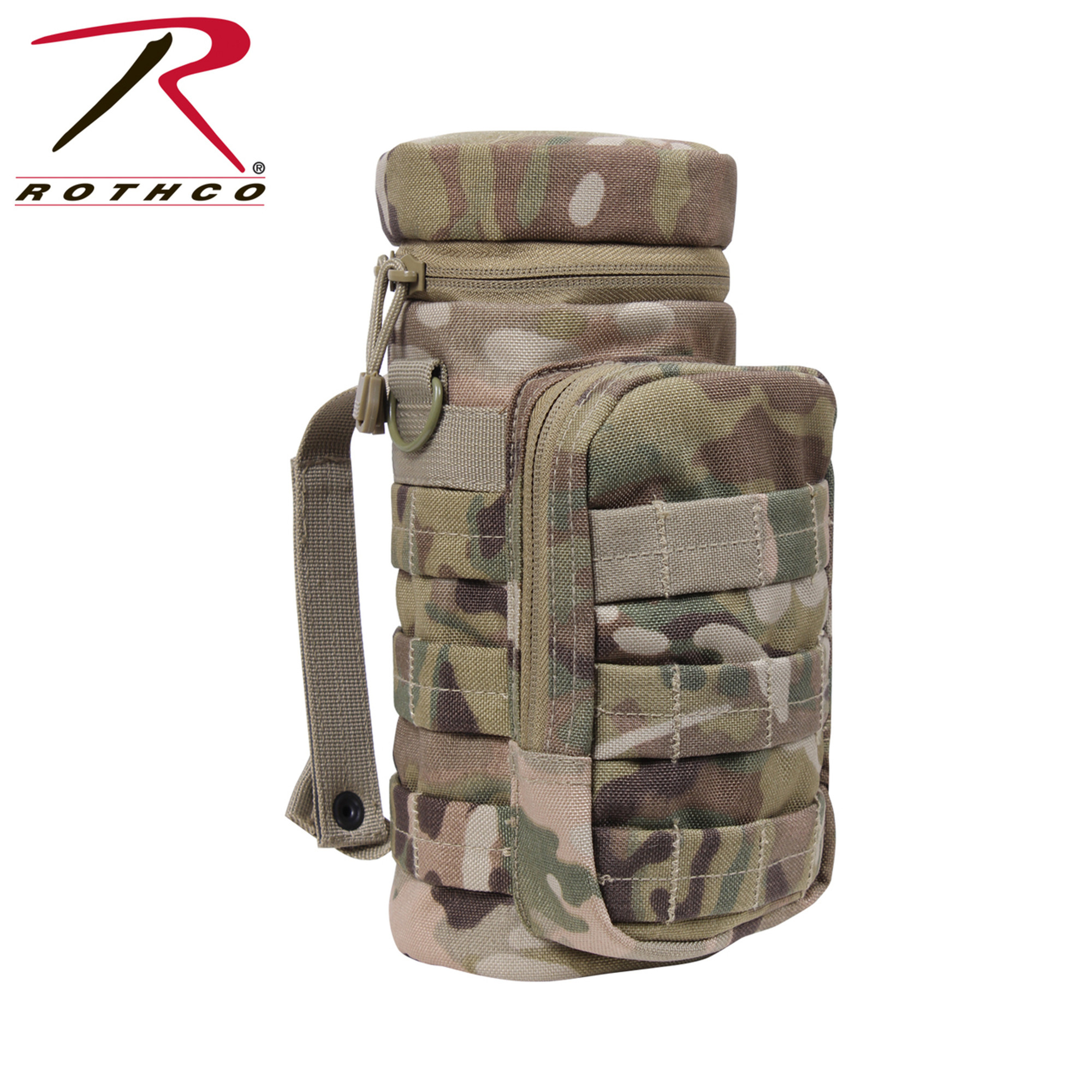 Rothco MOLLE Compatible Water Bottle Pouch - Multicam