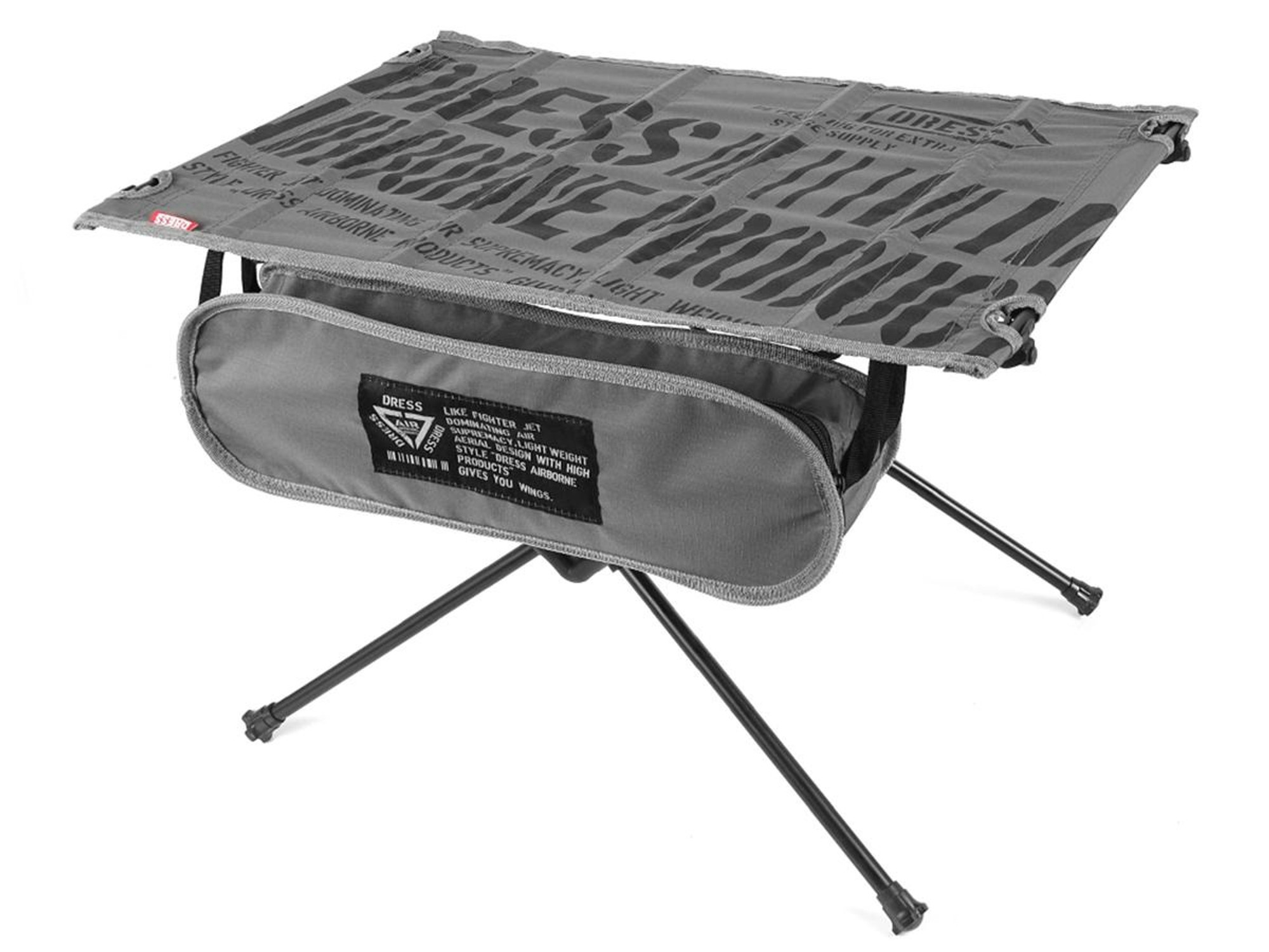 DRESS Folding Table Airborne for Fishing & Camping