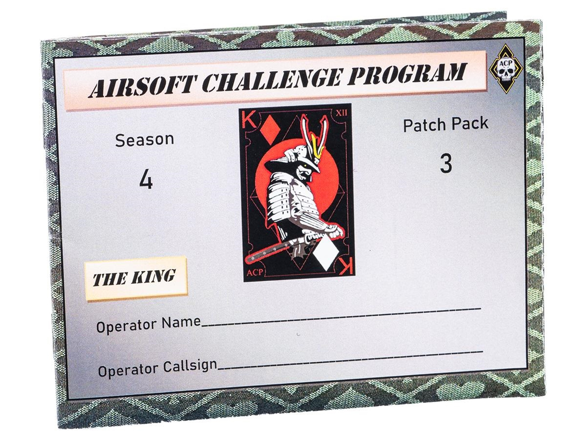 AIRSOFT CHALLENGE PROGRAM Season 4 Patch Pack