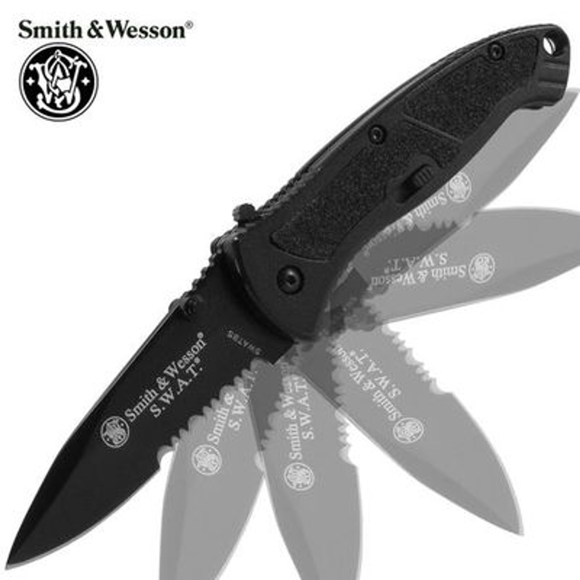 Smith & Wesson SWAT Assisted Opening Pocket Knife - Small Serrated