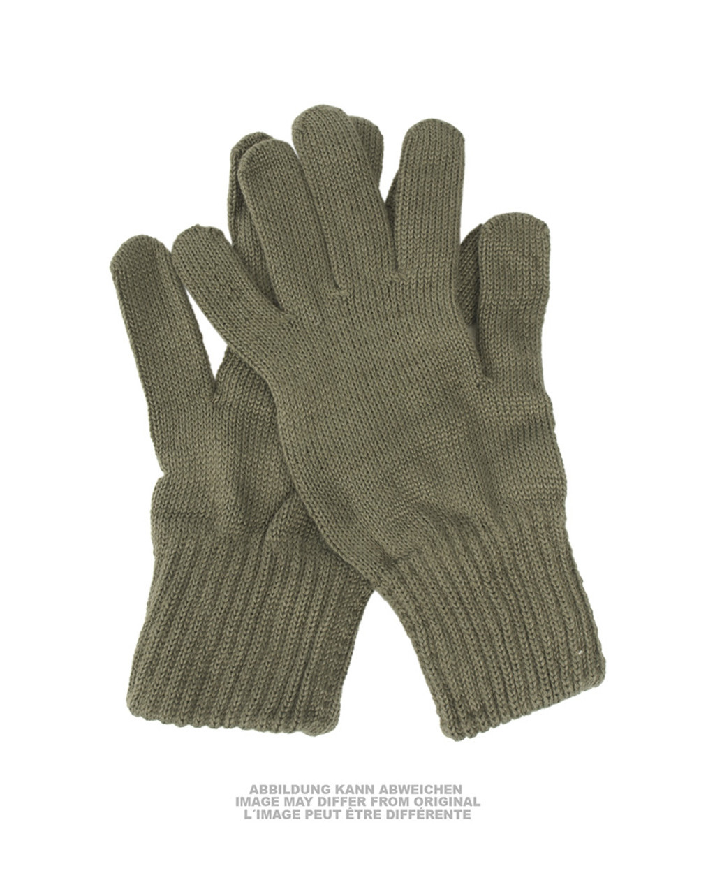 East German OD Wool Gloves