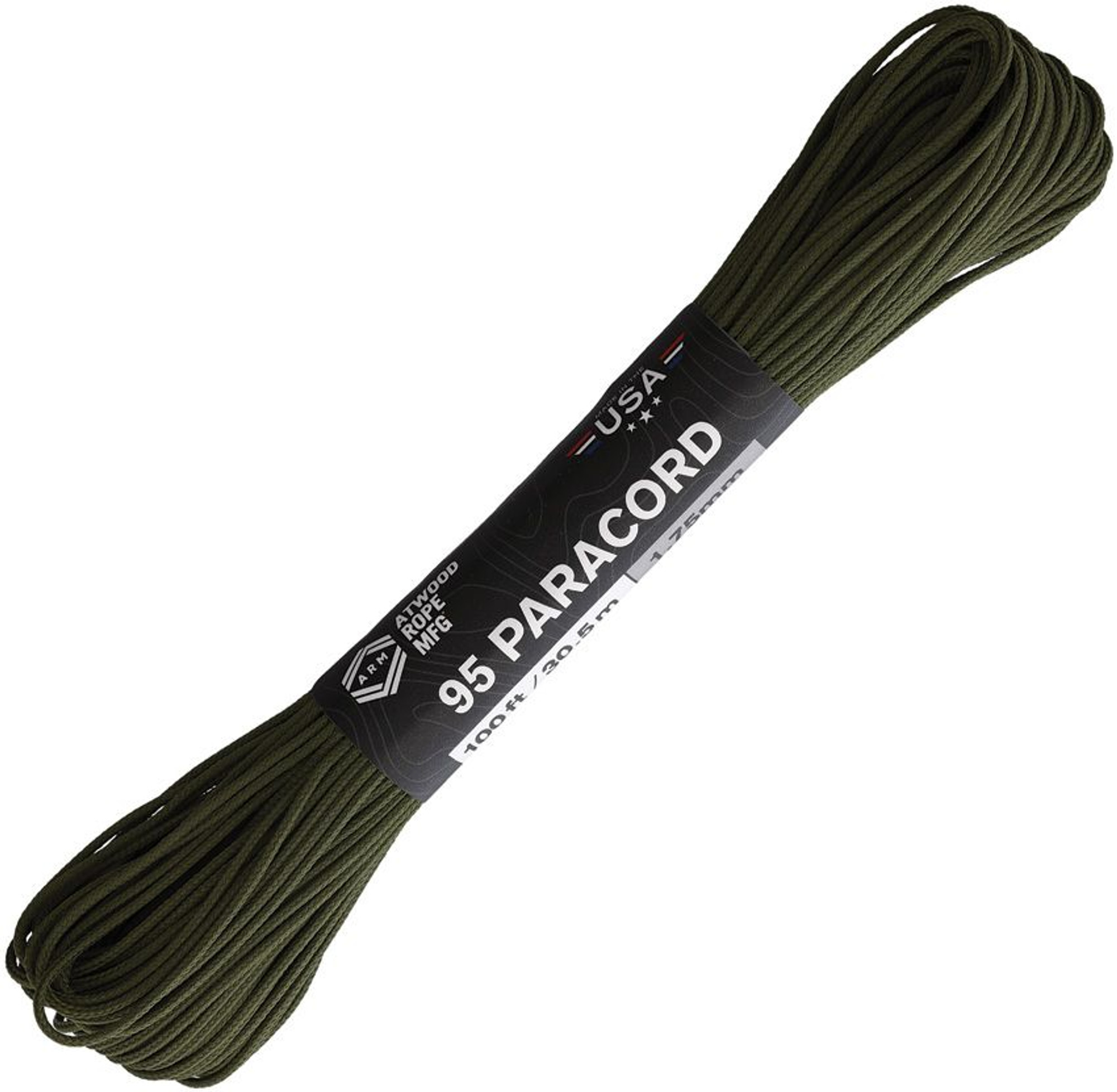 Atwood Rope MFG 95 Paracord Olive Drab