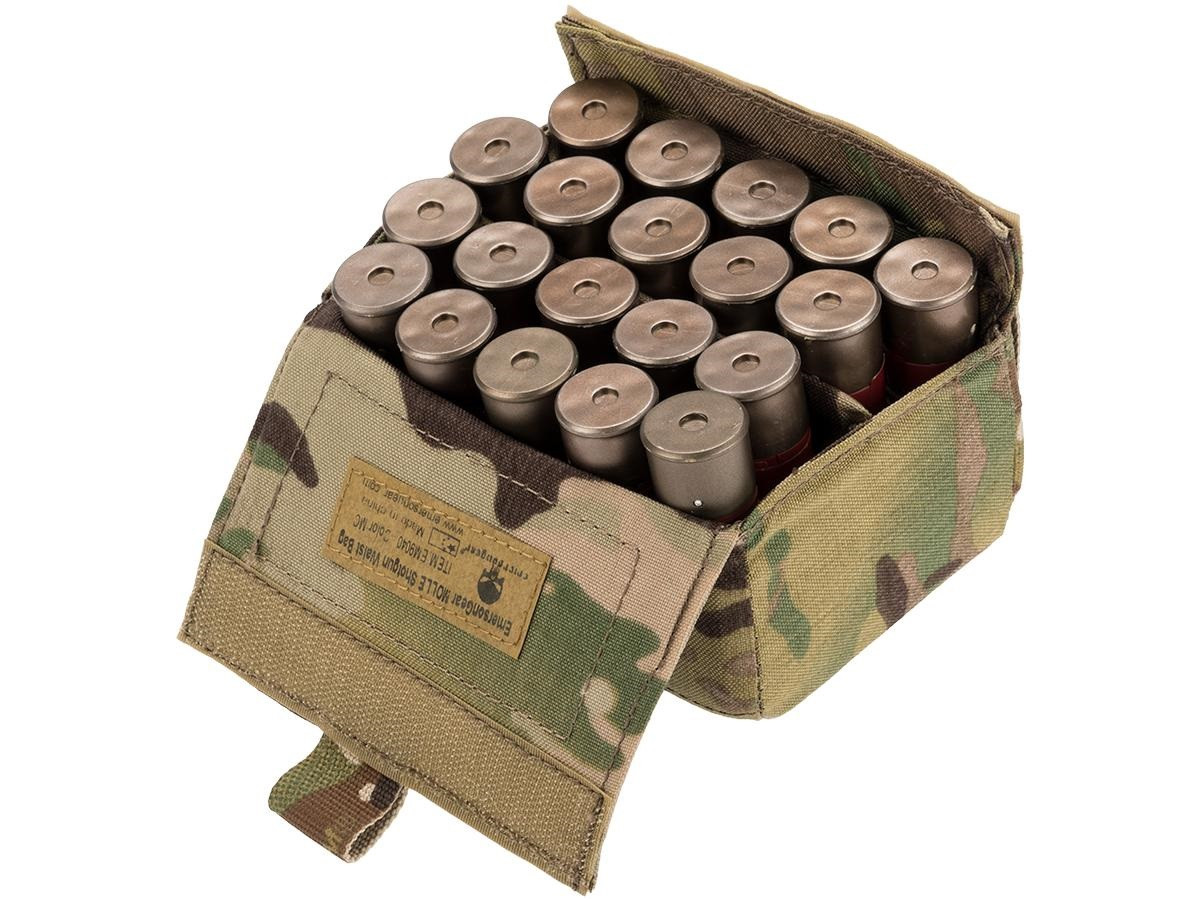 EMERSON GEAR 20 Round MOLLE Shotgun Shell Pouch (Color: Multicam)