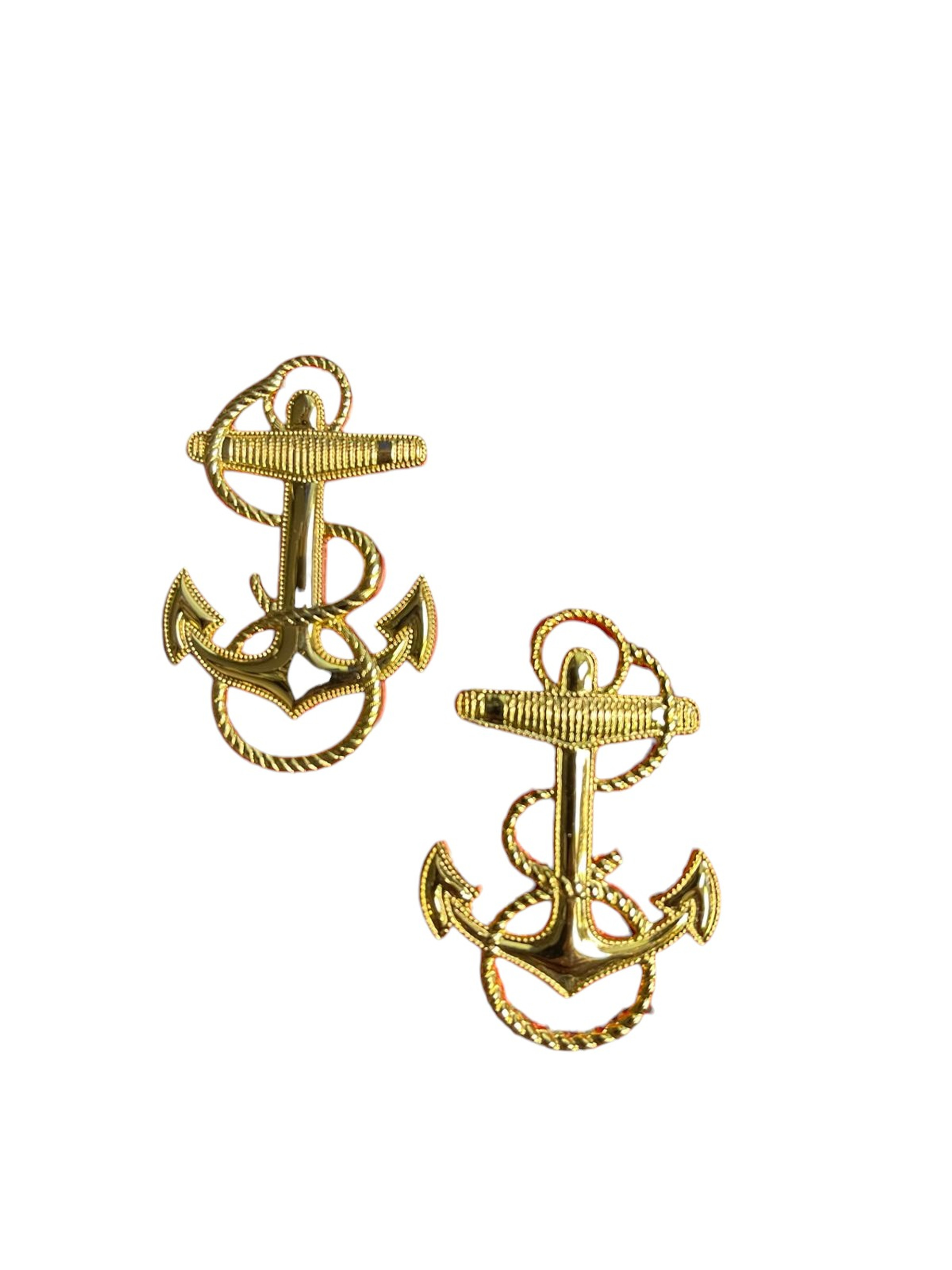 U.S. Armed Forces Navy Midshipman 1-13/16 Lapel Set