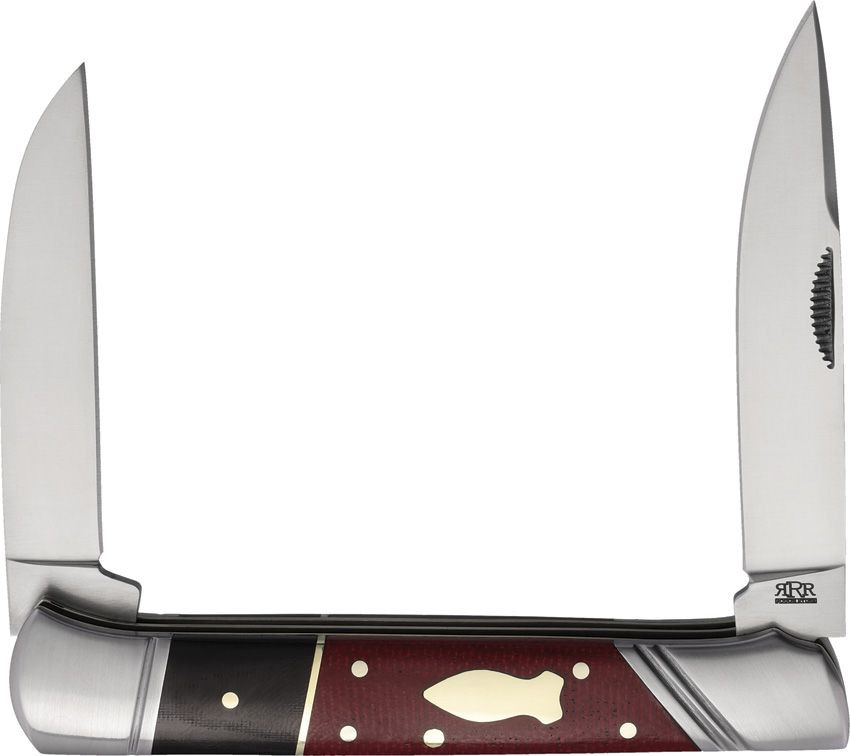 Red Micarta 2 Blade Folder