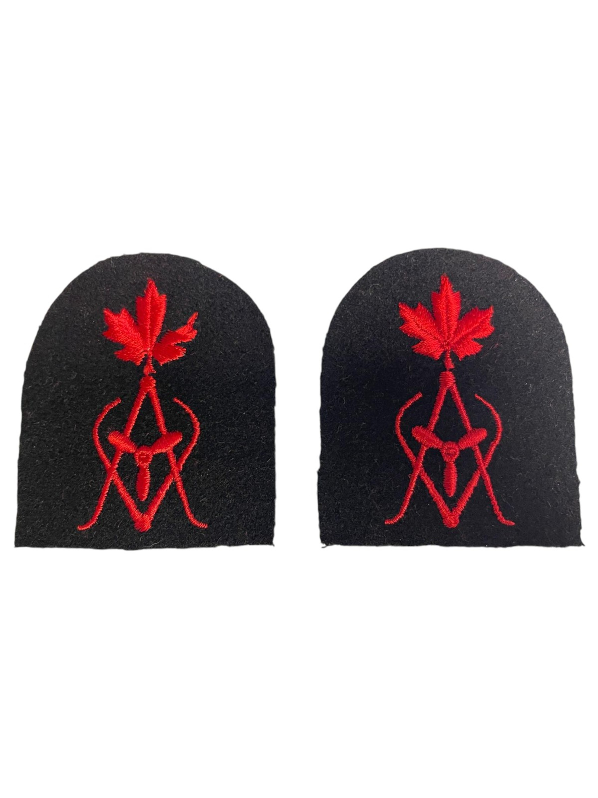 Royal Canadian Navy Engineering Technician Trade Shoulder Badge Set