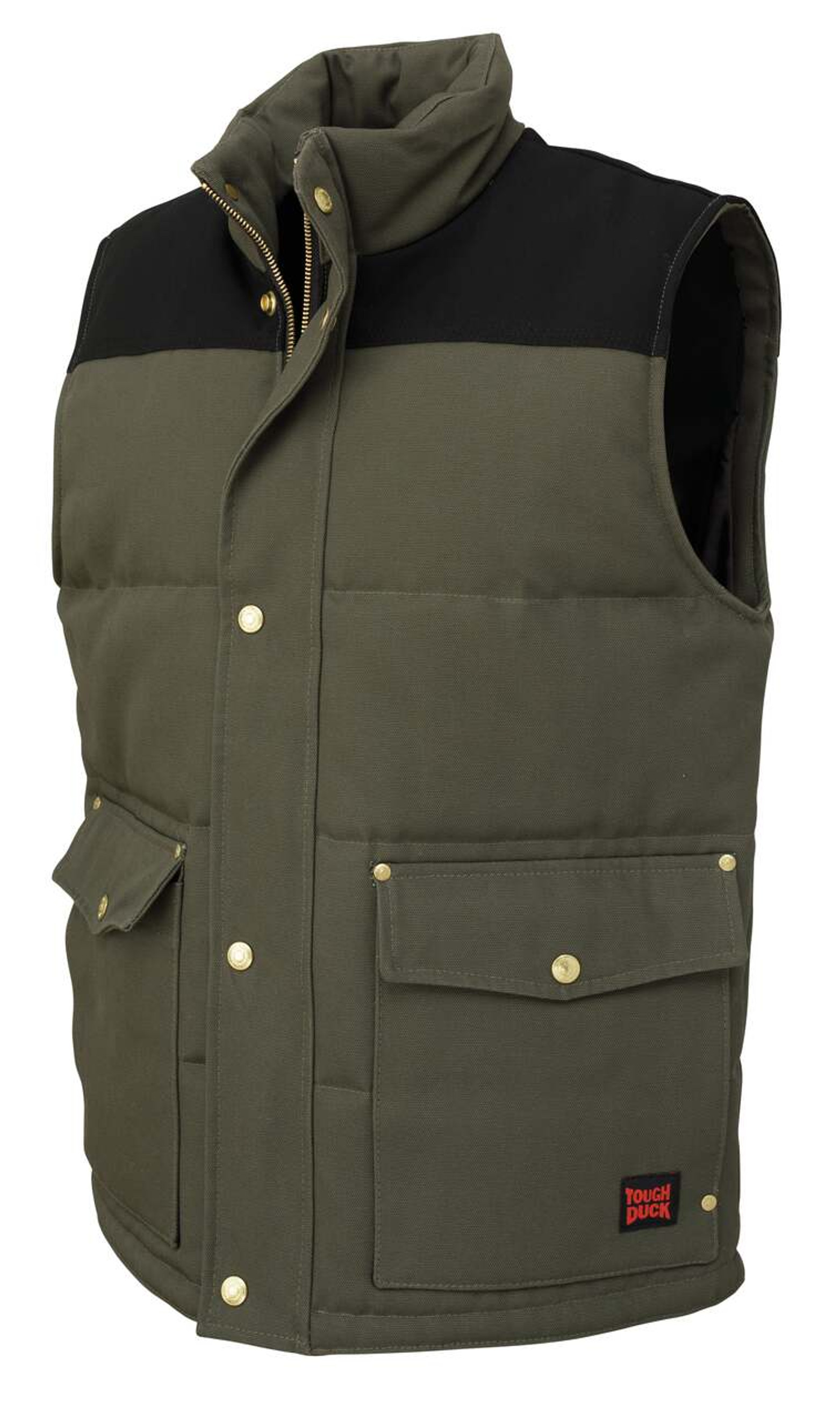 Duck Woodsman Vest (Color: Olive Black) Duck Woodsman Vest (Color: Olive Black)
