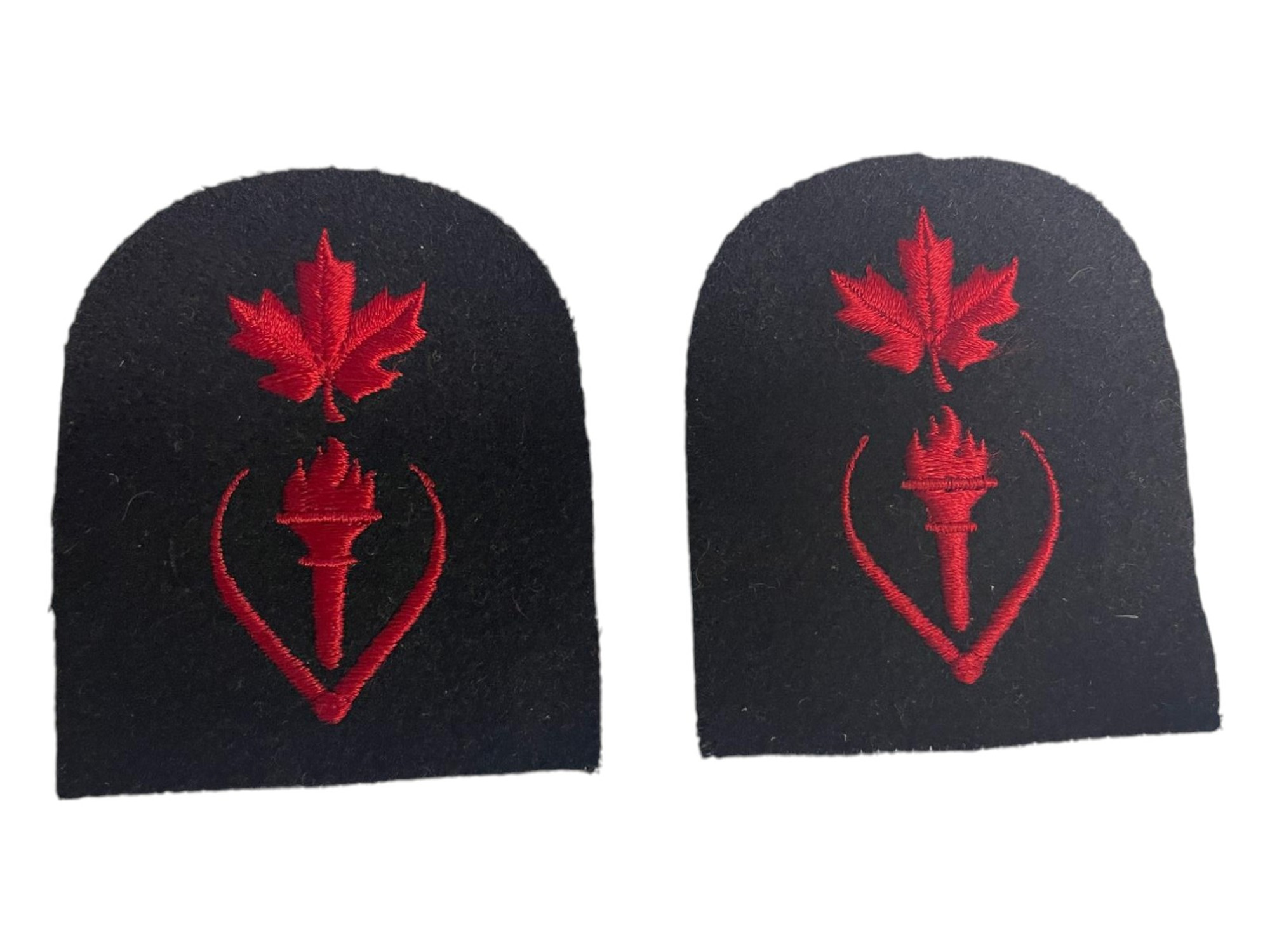 Royal Canadian Navy Apprentice Technical Trade Shoulder Badge Set