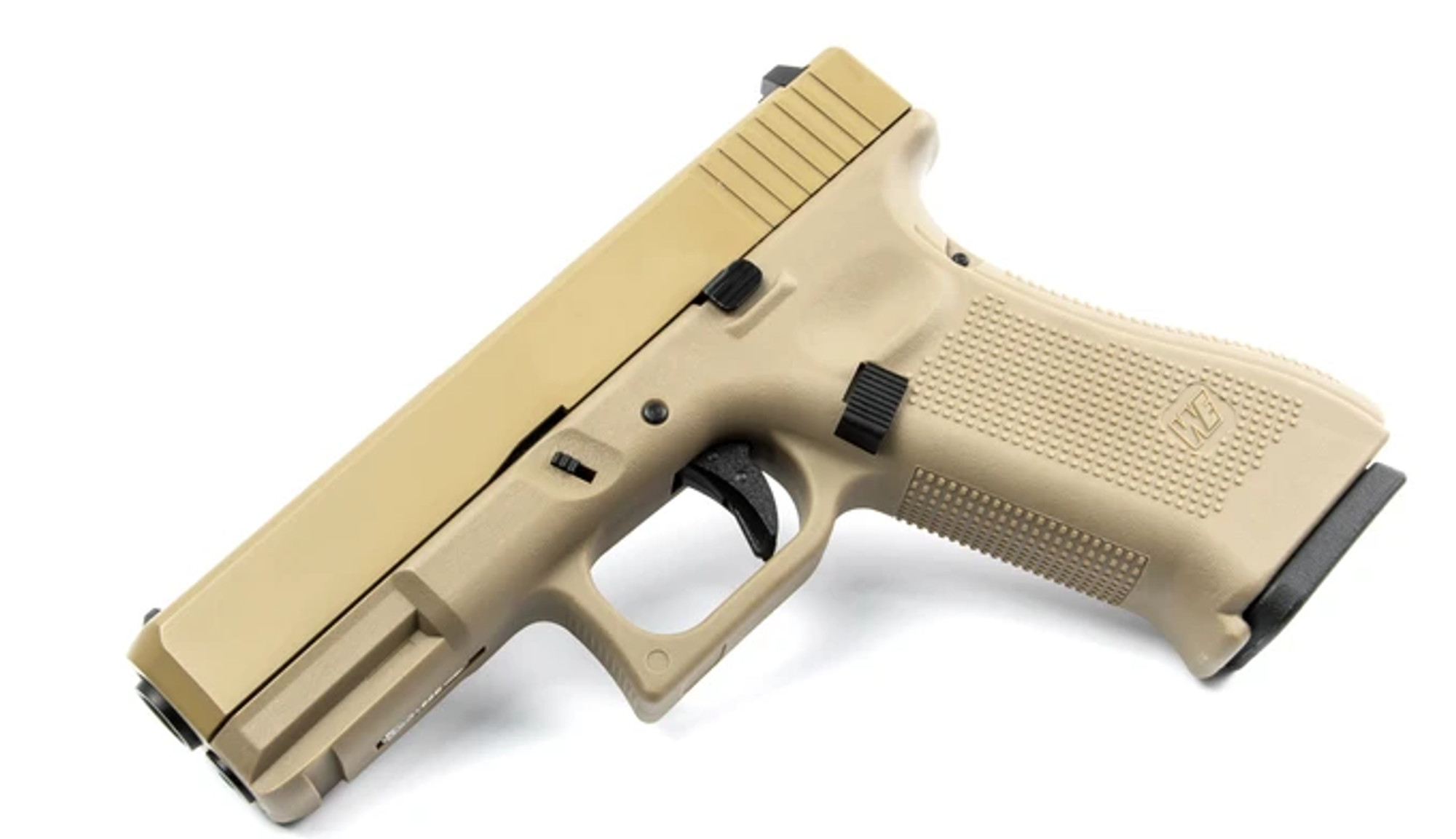 WE Glock 19X Blowback Airsoft Pistol - Tan