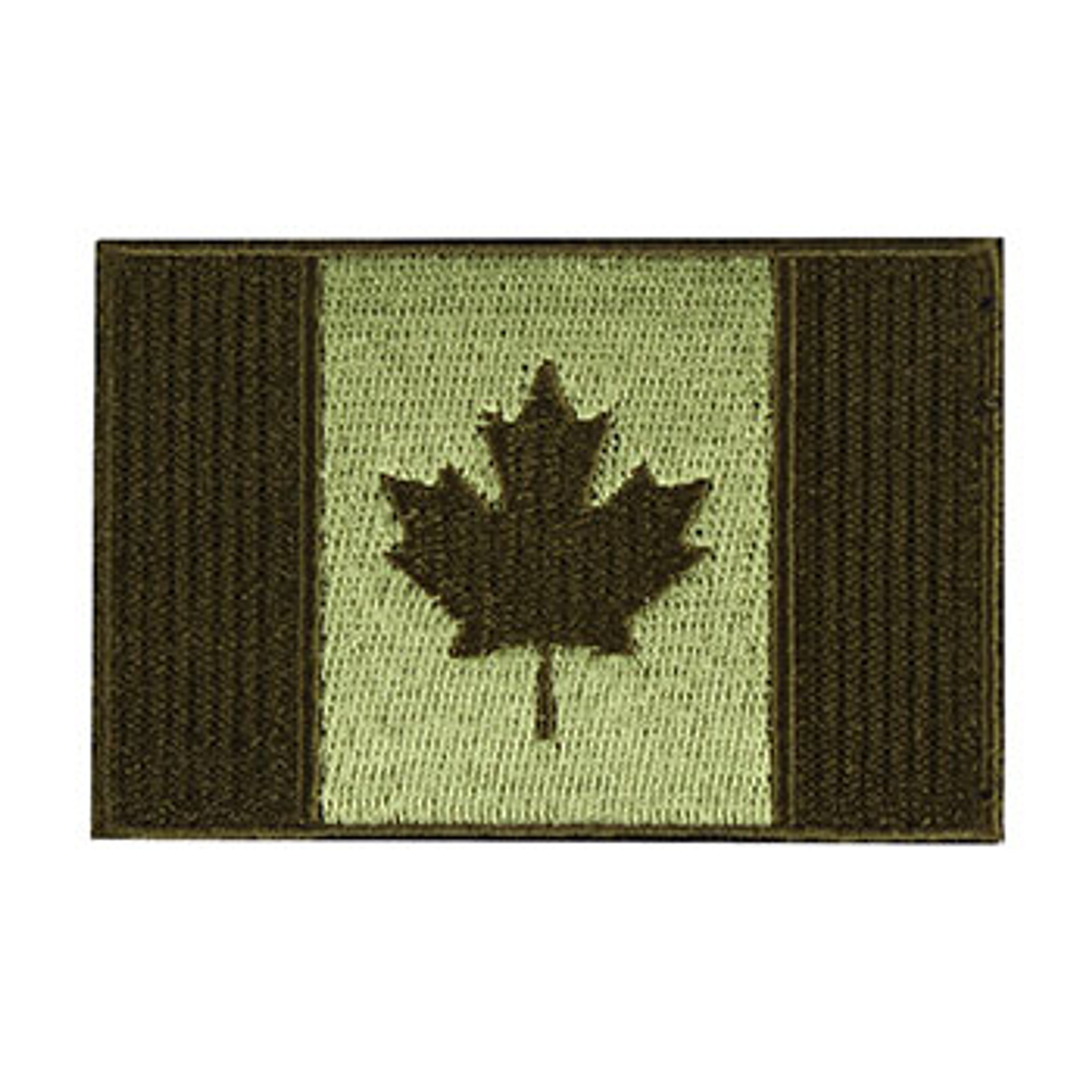 Canadian Flag 3"x2" Patch - Green