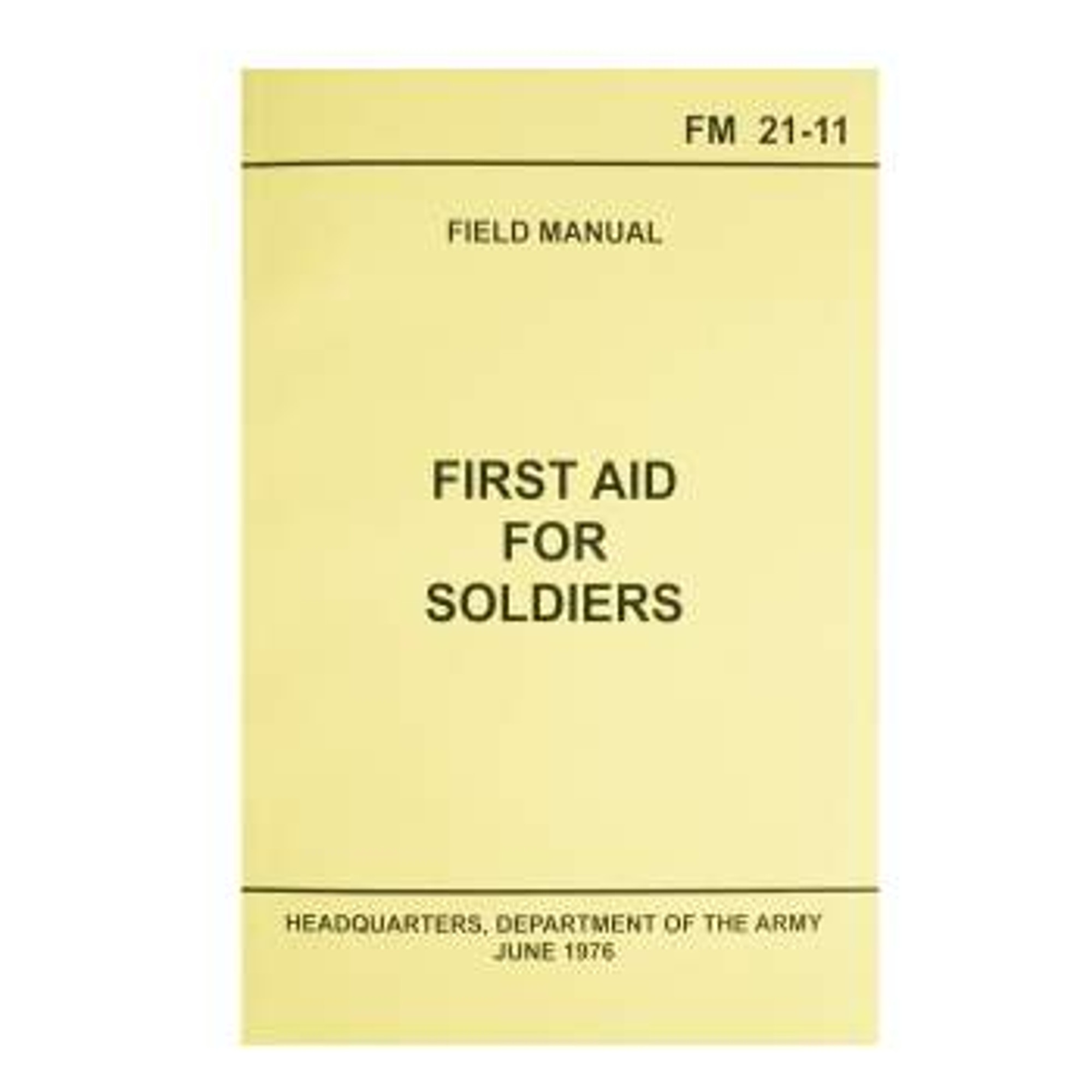 First Aid for Soldiers FM21 Manual
