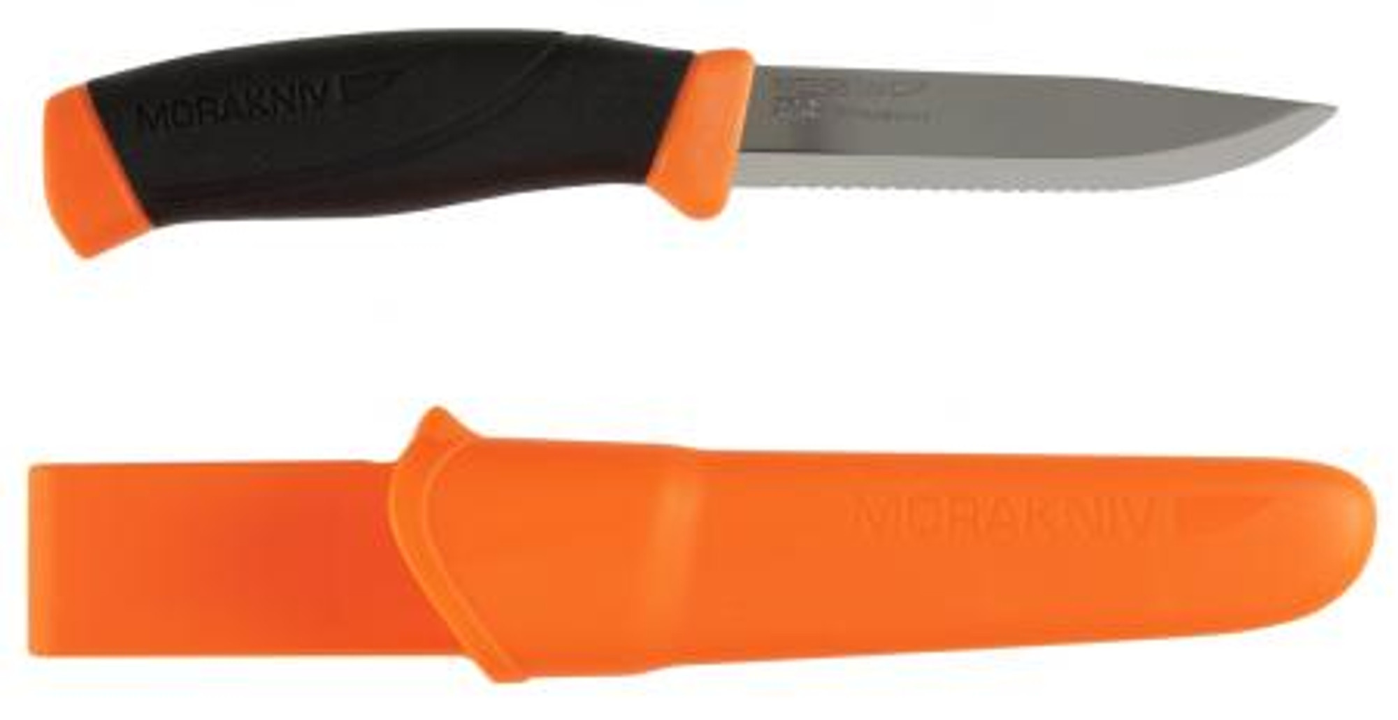 Mora Companion Serrated M-11829 Knife - Orange