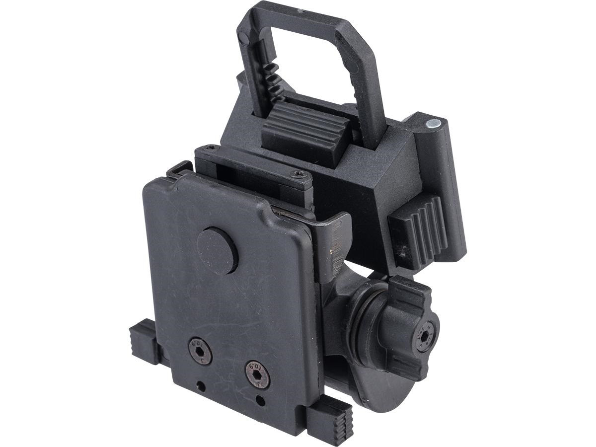 FMA Mock L4 G24 Style Mount for Dove Tail NVG Mounting Systems (Color: Black)