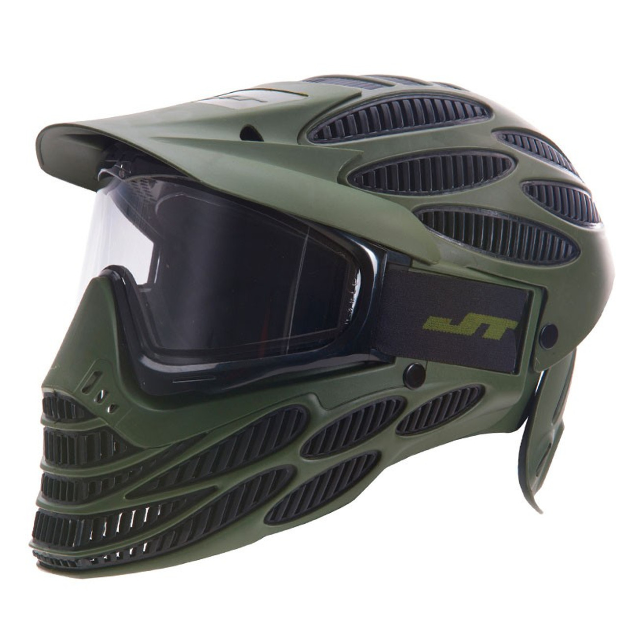 JT Flex 8 Full Coverage Paintball Mask Thermal Olive