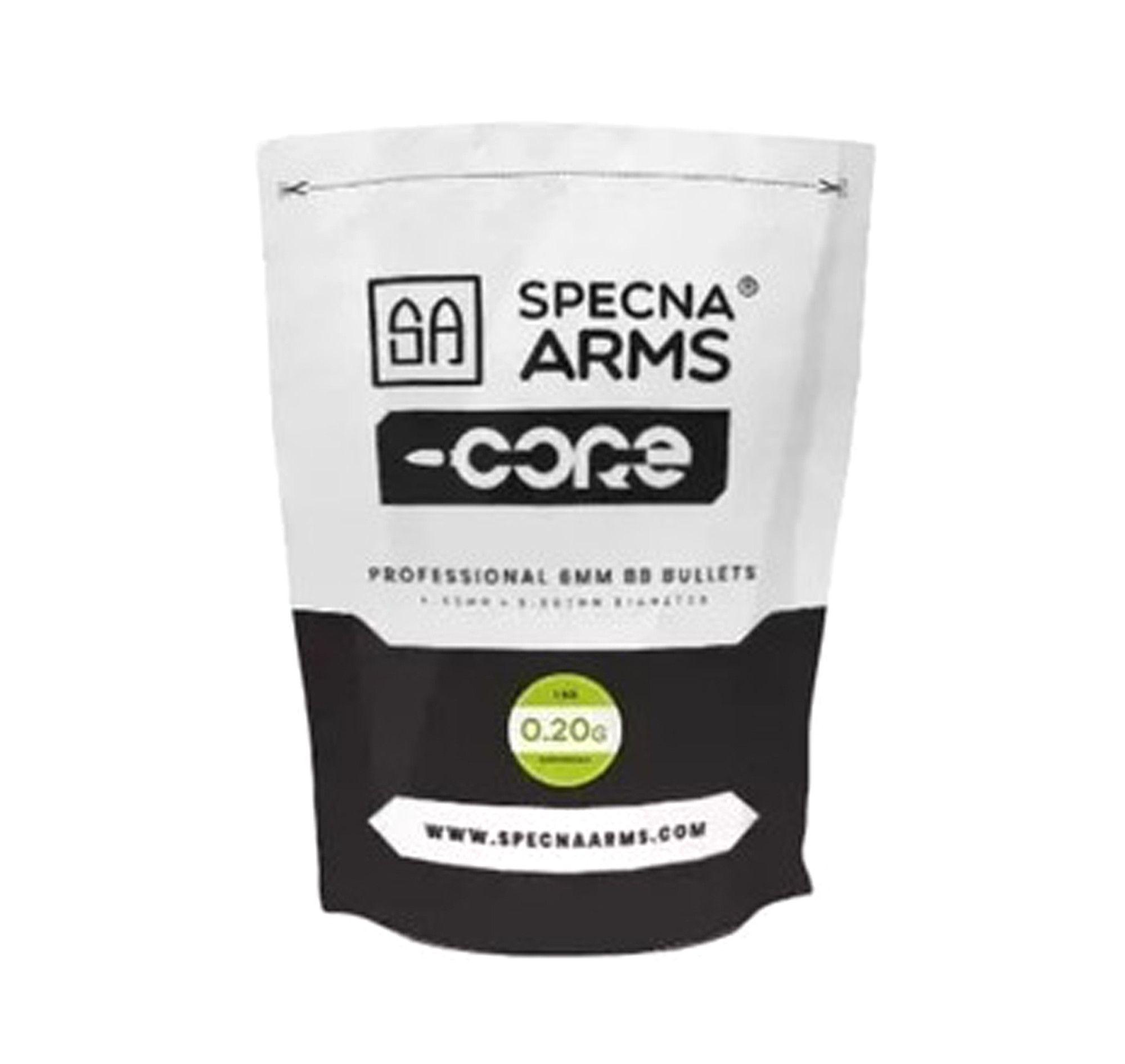 Specna Arms Airsoft 6mm BIO BB CORE 0.20g 1KG (5000ct) - White
