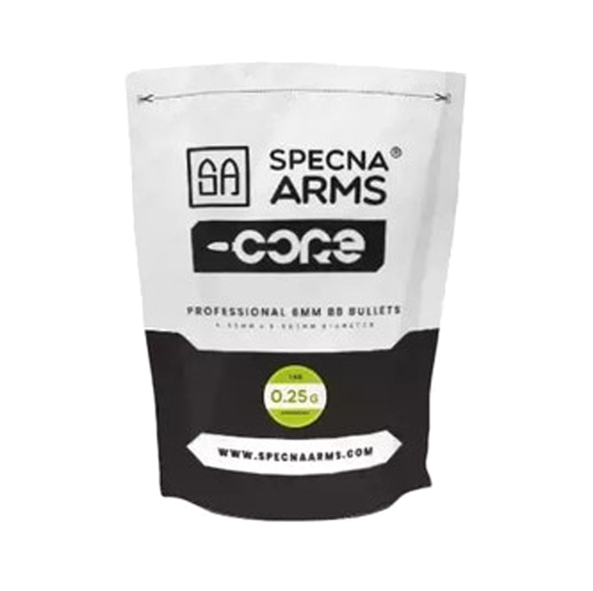 Specna Arms Airsoft 6mm BIO BB CORE 0.25g 1KG (4000ct) - White