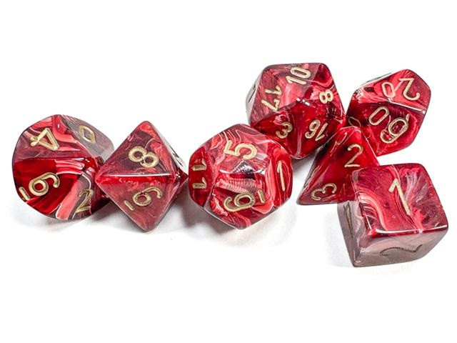 CHESSEX LAB Polyhedral 7-Dice Set