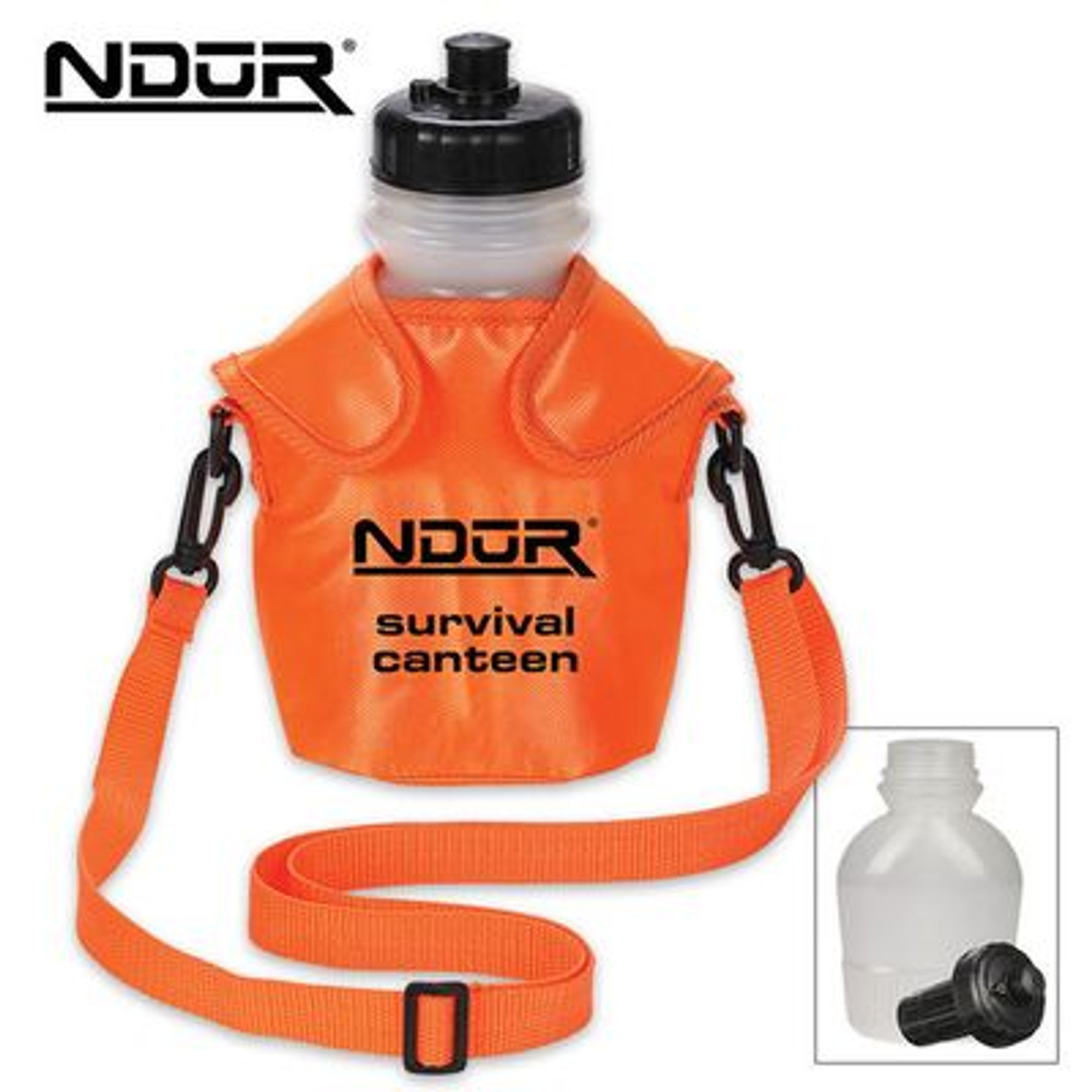 NDUR Survival Canteen Kit w/Advanced Filter Orange