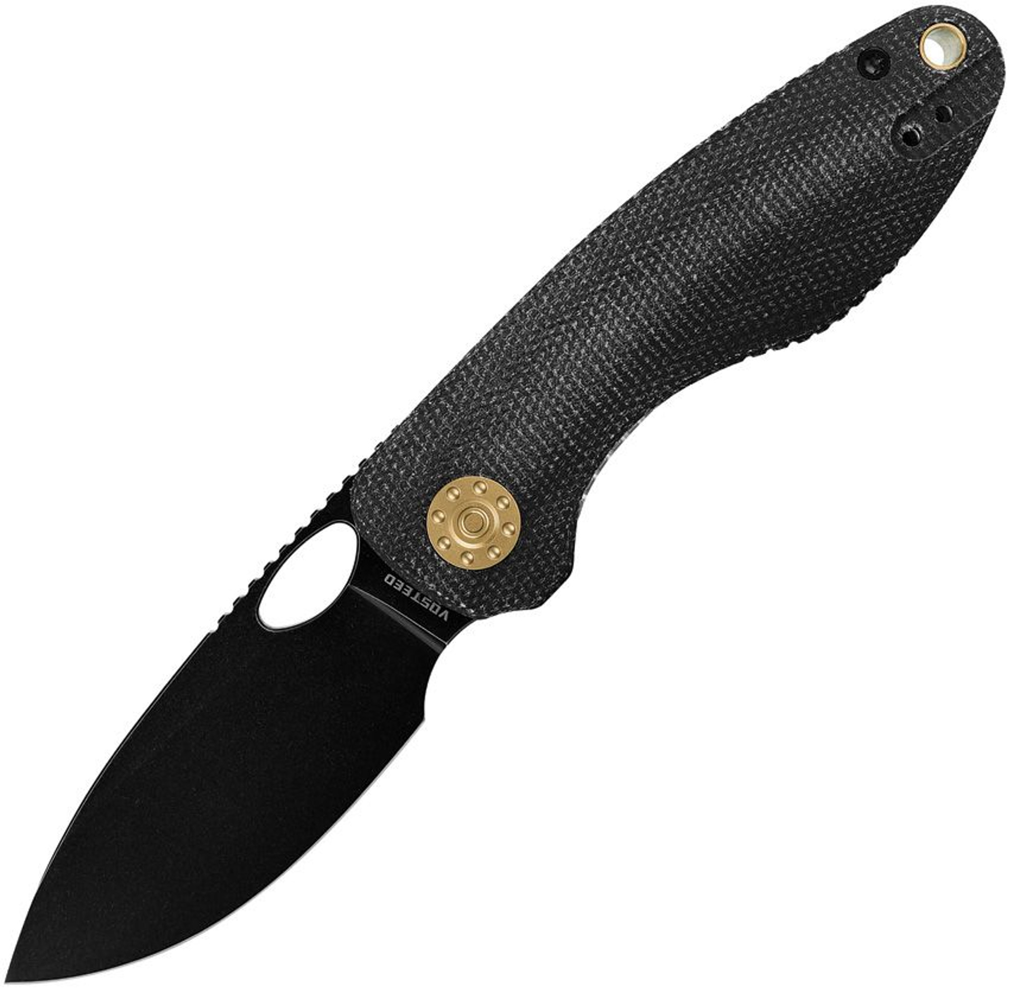 Vosteed Acorn Linerlock Black Micarta