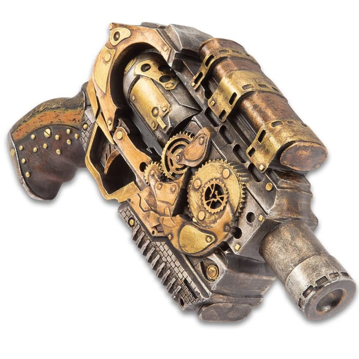 Quantum Cannon Steampunk Display Revolver