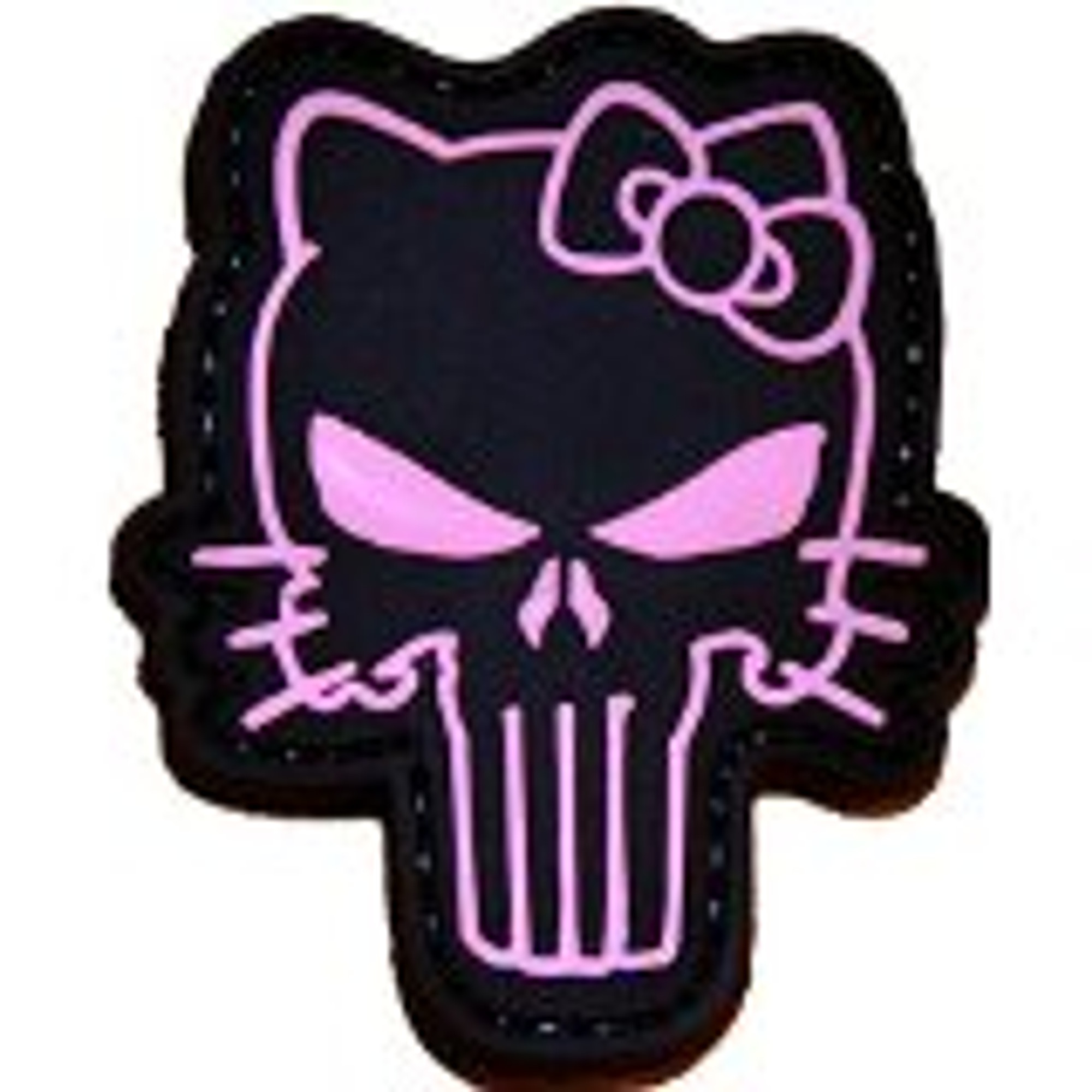 Hello Punisher PVC - Morale Patch - Pink/Black