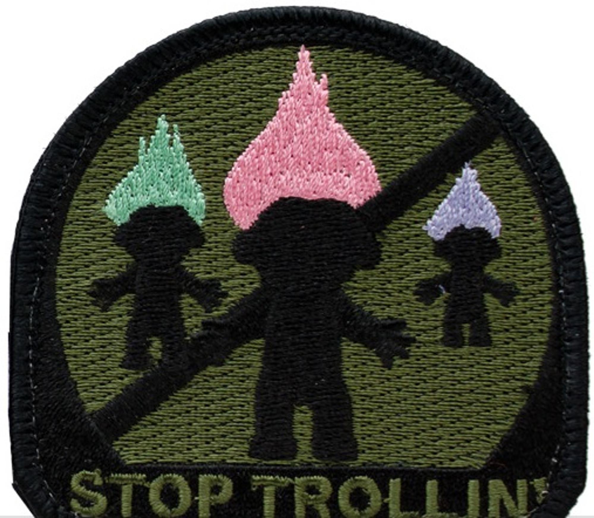 Stop Trollin' - Morale Patch - Olive Drab