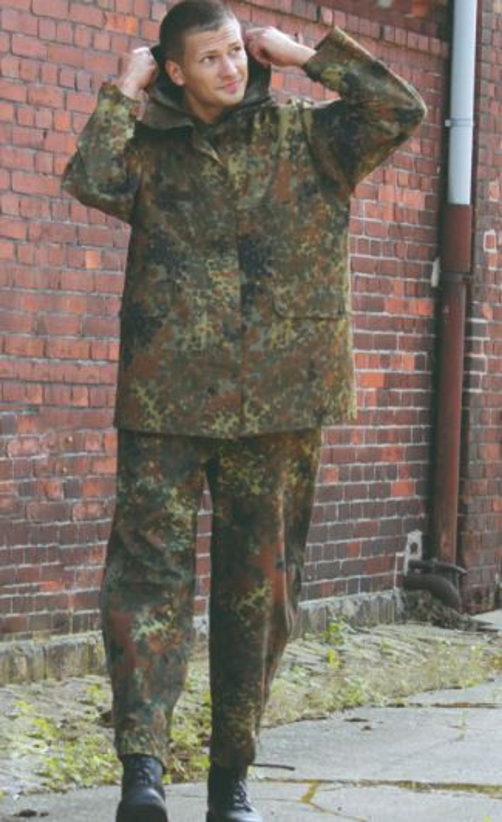 German Armed Forces Flectar Camo Wet Weather Jacket