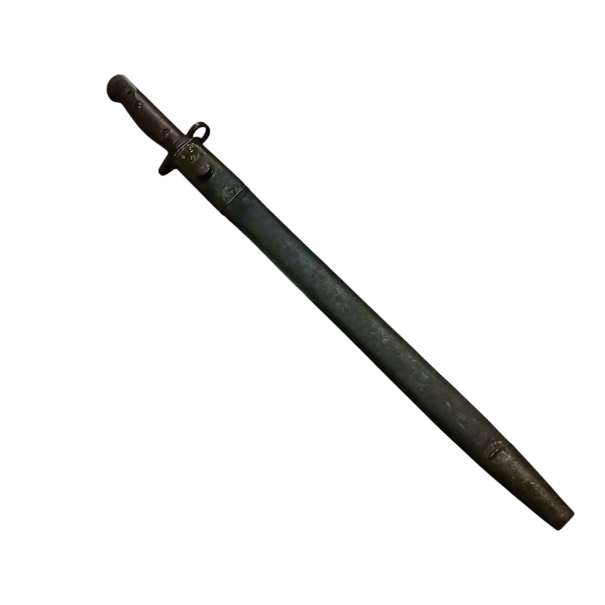 WW2 Australian Army Pattern 1907 Bayonet & Scabbard - Dated 1942
