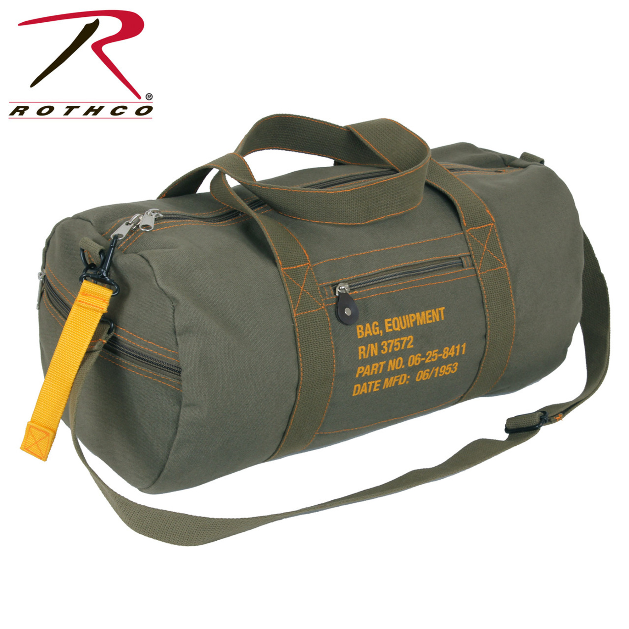 Rothco Canvas Equipment Bag - Olive Drab - 24"