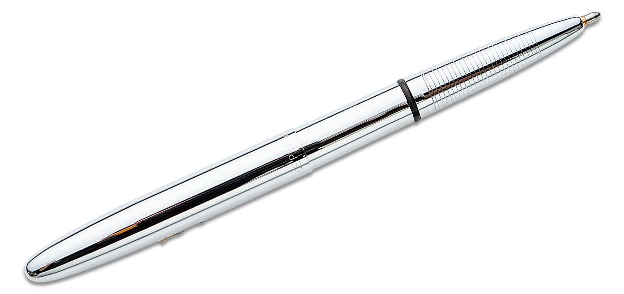 Fisher Space Pen Bullet Pen Chrome w/American Flag Fisher Space Pen Bullet Pen Chrome w/American Flag