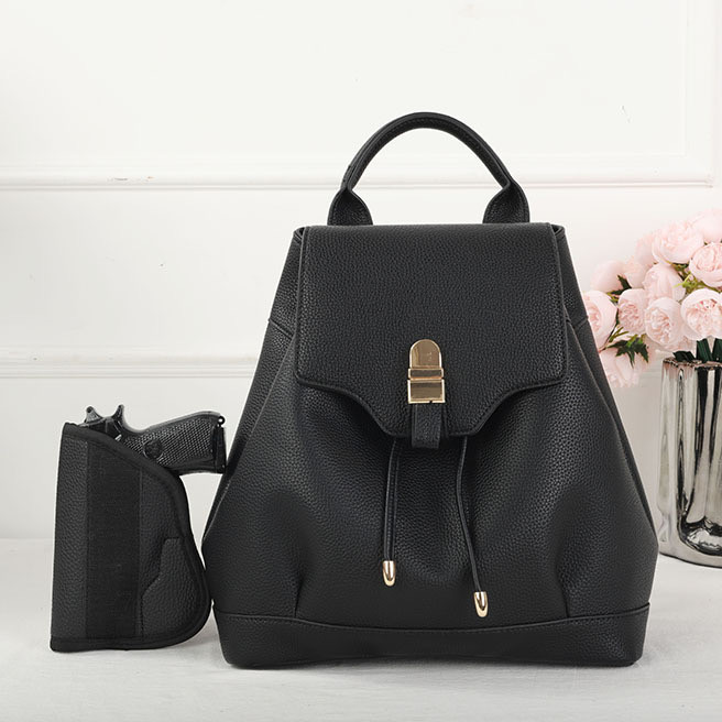 BACKPACK/PU/BLACK BW2338B