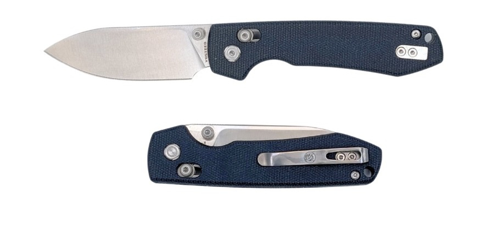 Vosteed Raccoon Micarta Blue