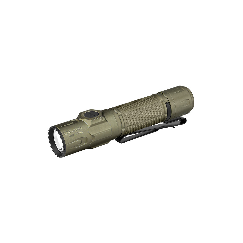 Olight Warrior Ultra 2500 Lumens Tactical Flashlight w/OAL Material - Olive Green